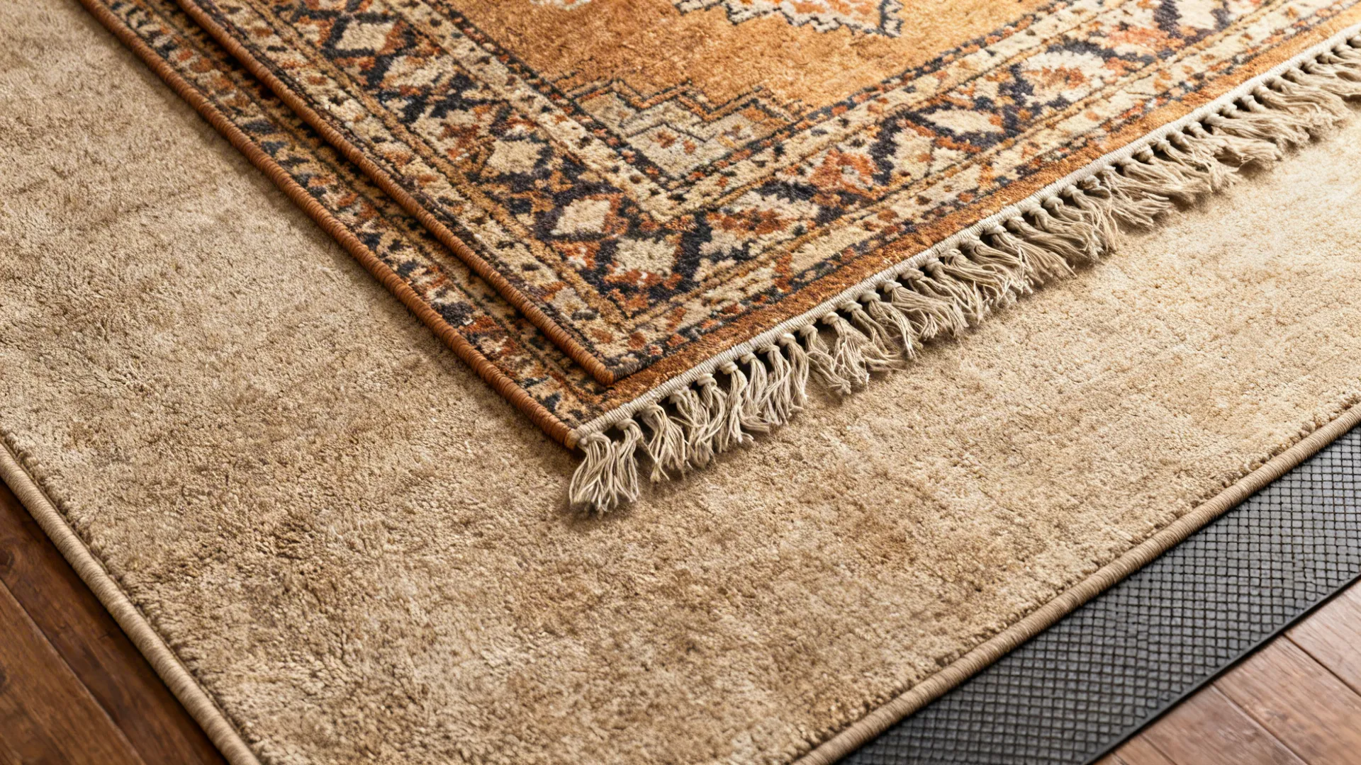 4. Layered Rugs: Texture with flexibility