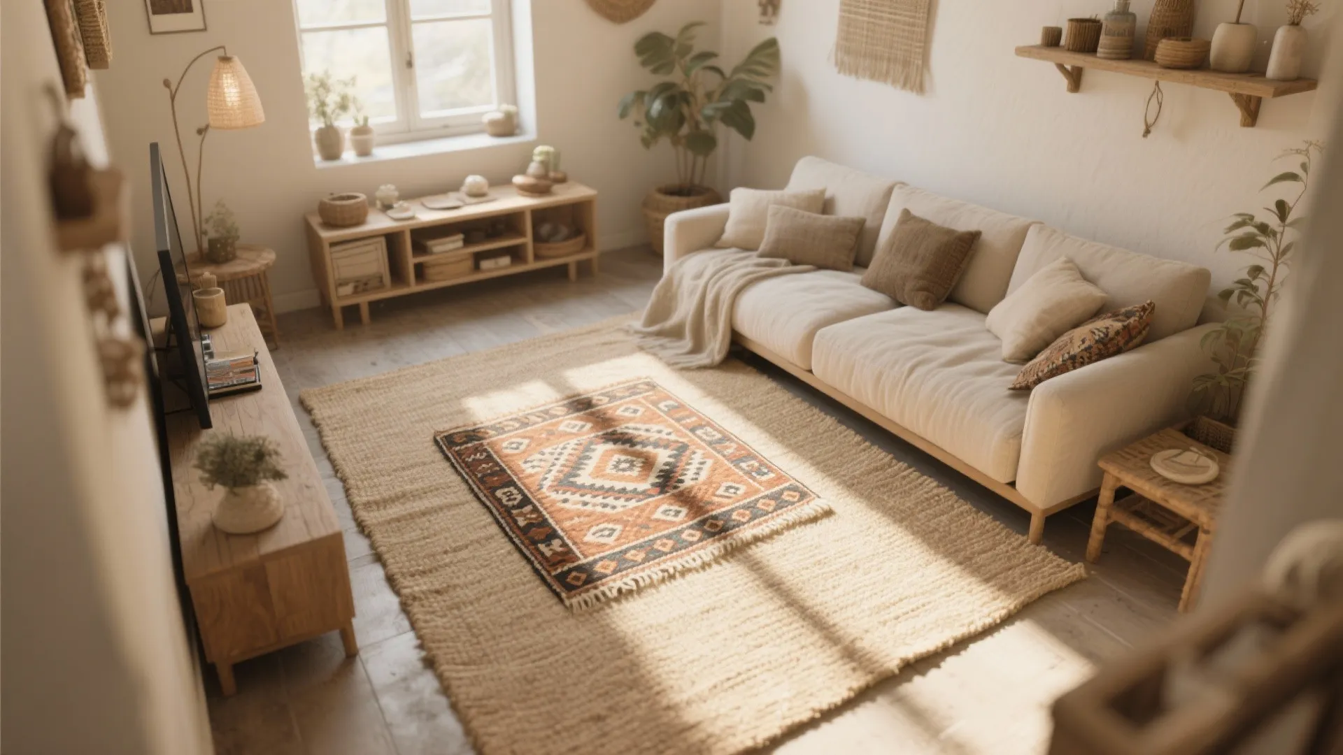 2. Layer Rugs for Depth