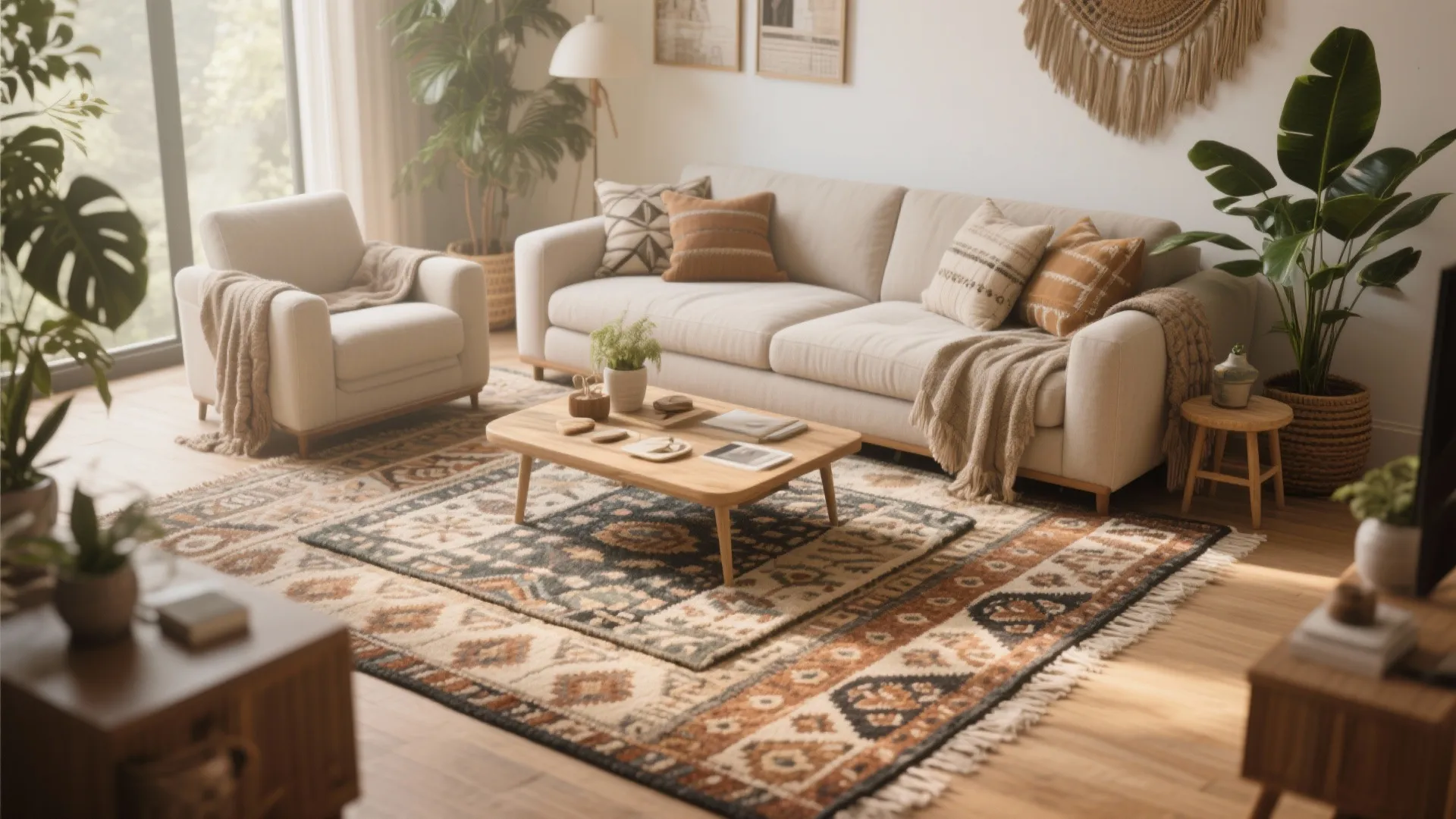 3. Layering Rugs for Texture