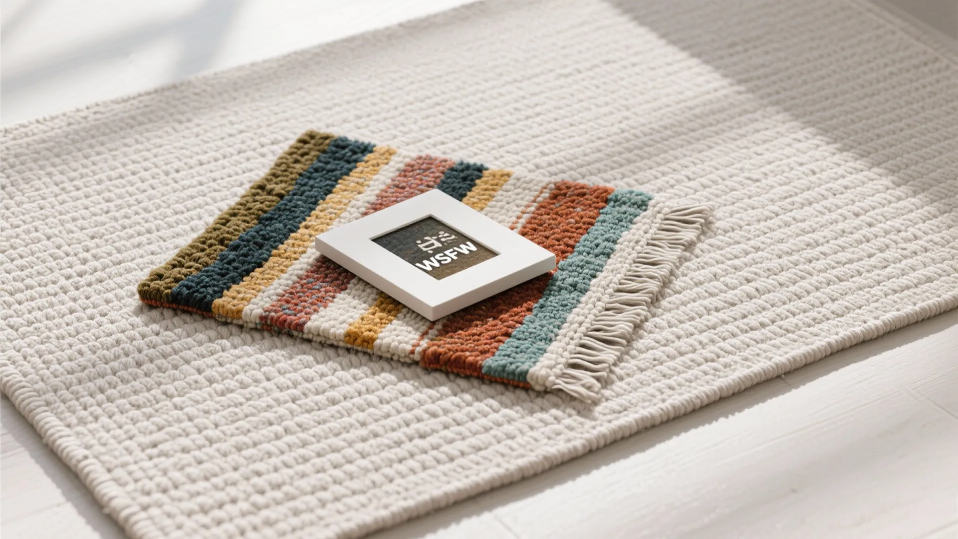 Idea 2: Layer Over a Larger Neutral Rug