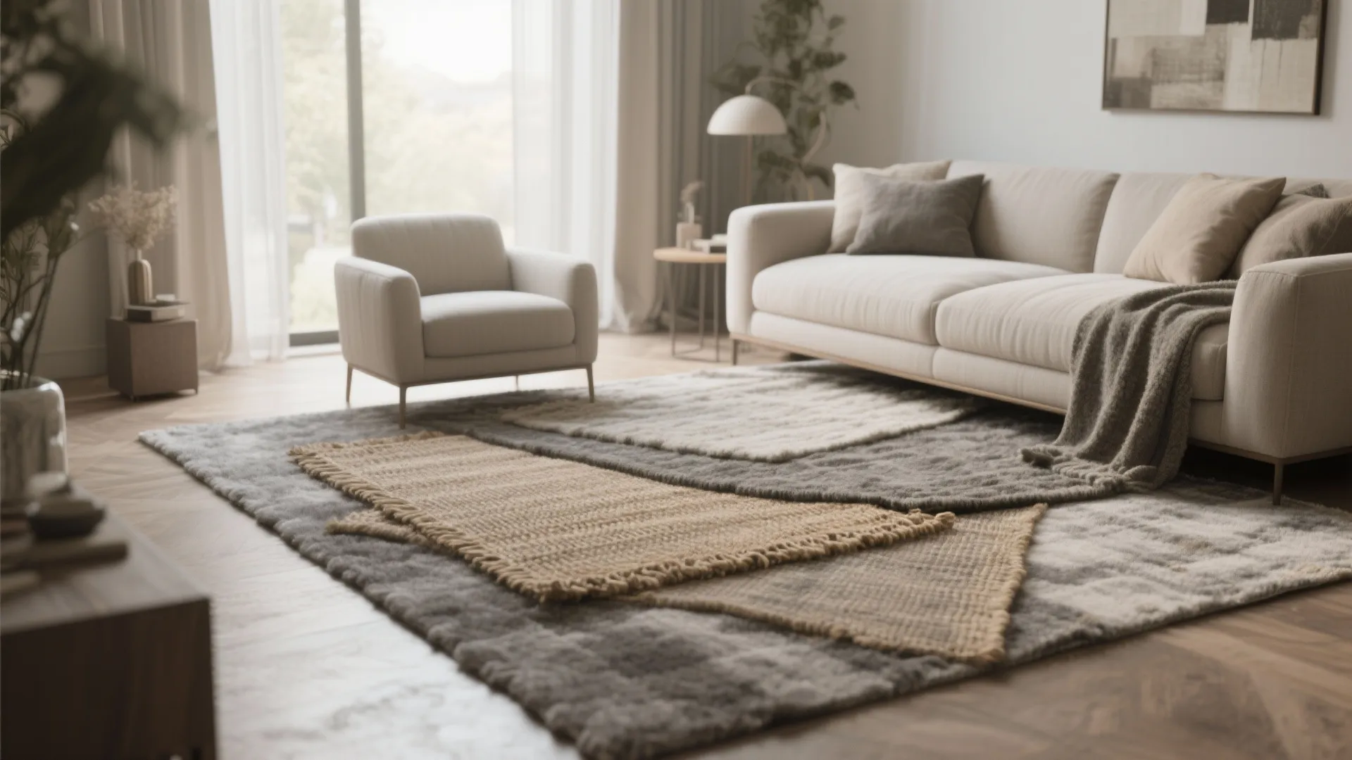 8. Layering Rugs