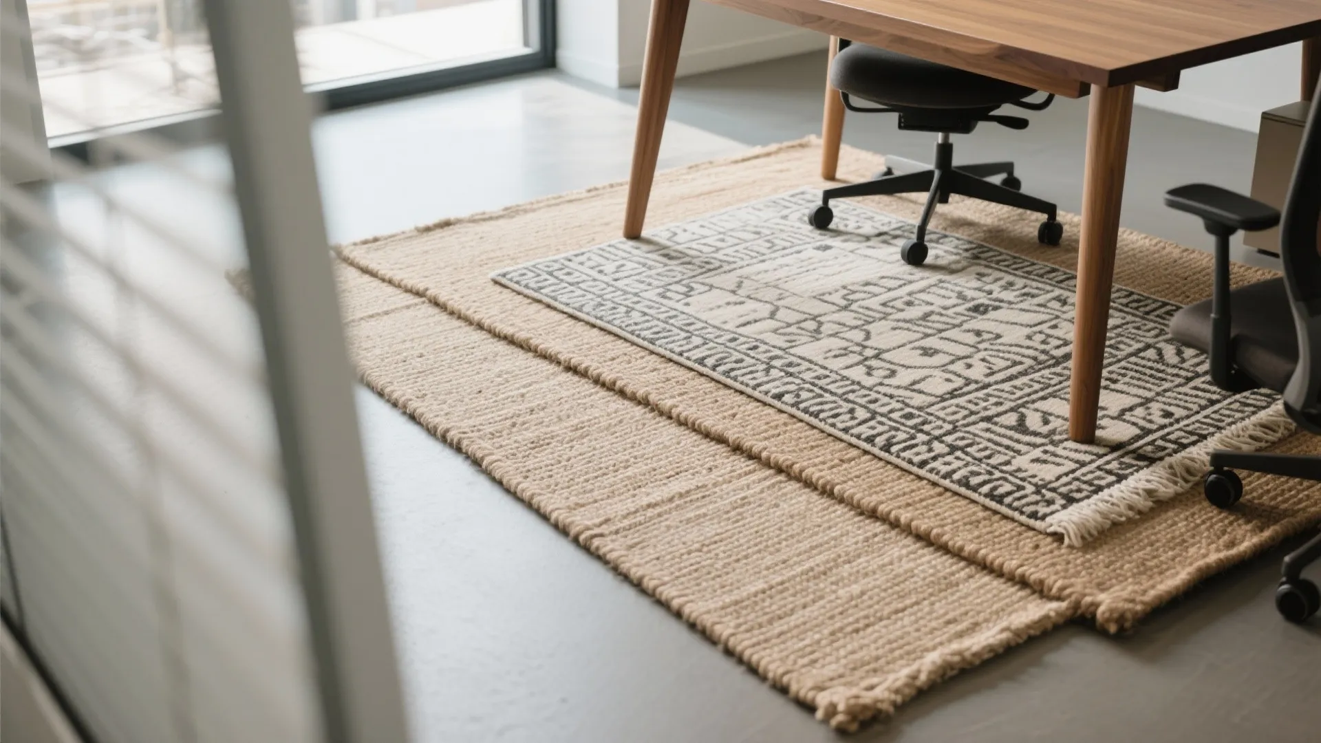 5. Layered Rugs