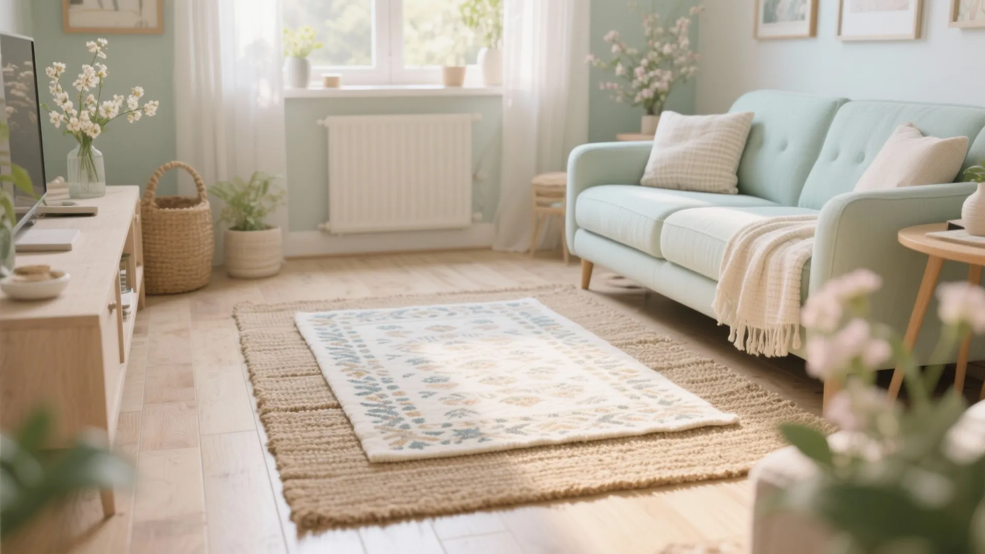 4. Layered Rugs for Texture