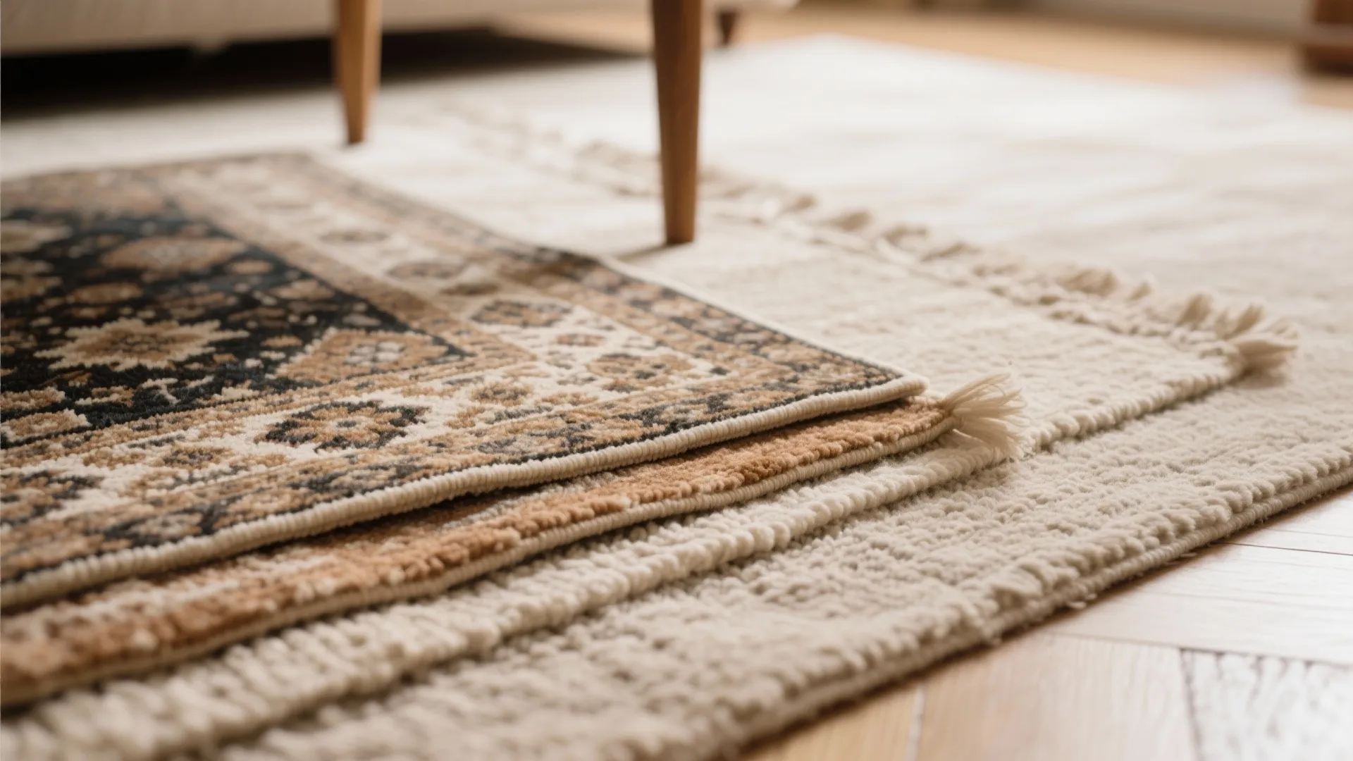 2. Layer Rugs for Texture
