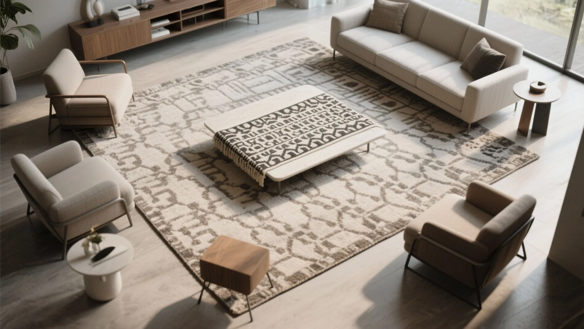 Layering Multiple Rugs