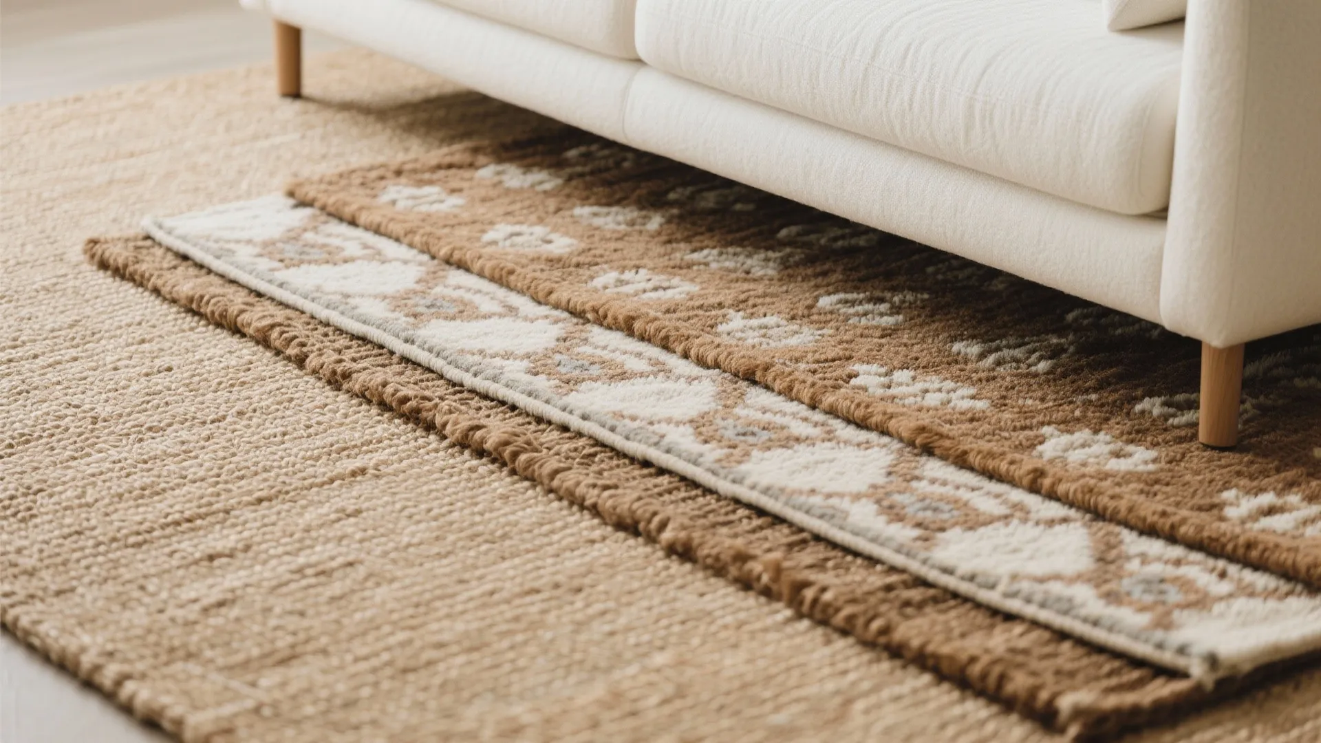 7. Layered Rugs