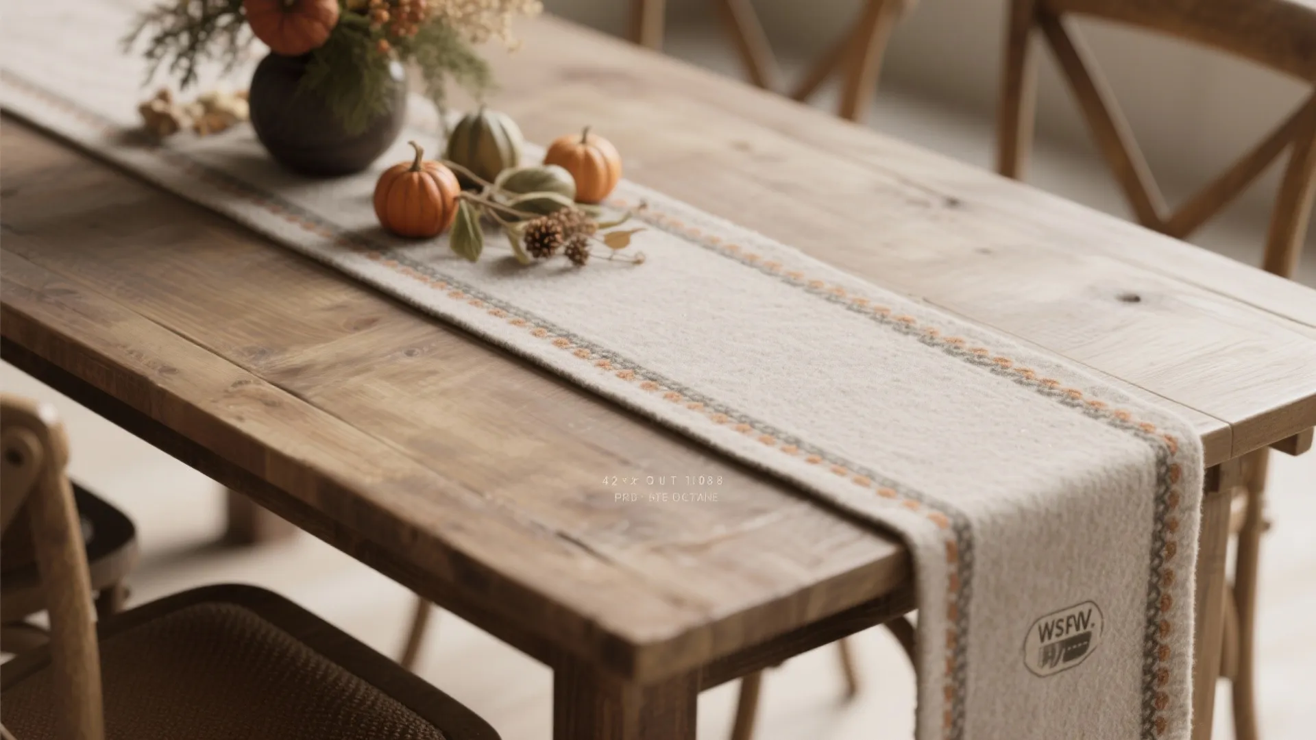 1. Think layers: pad + runner + centerpiece