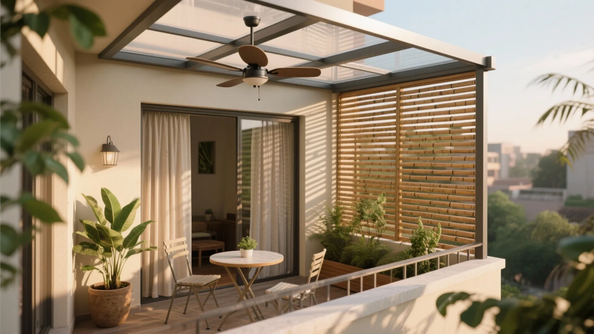 Layered Shade and Cross-Breeze