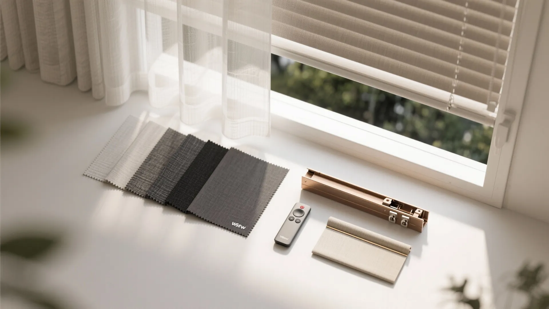 Layered Shades: Sheer + Blackout Control