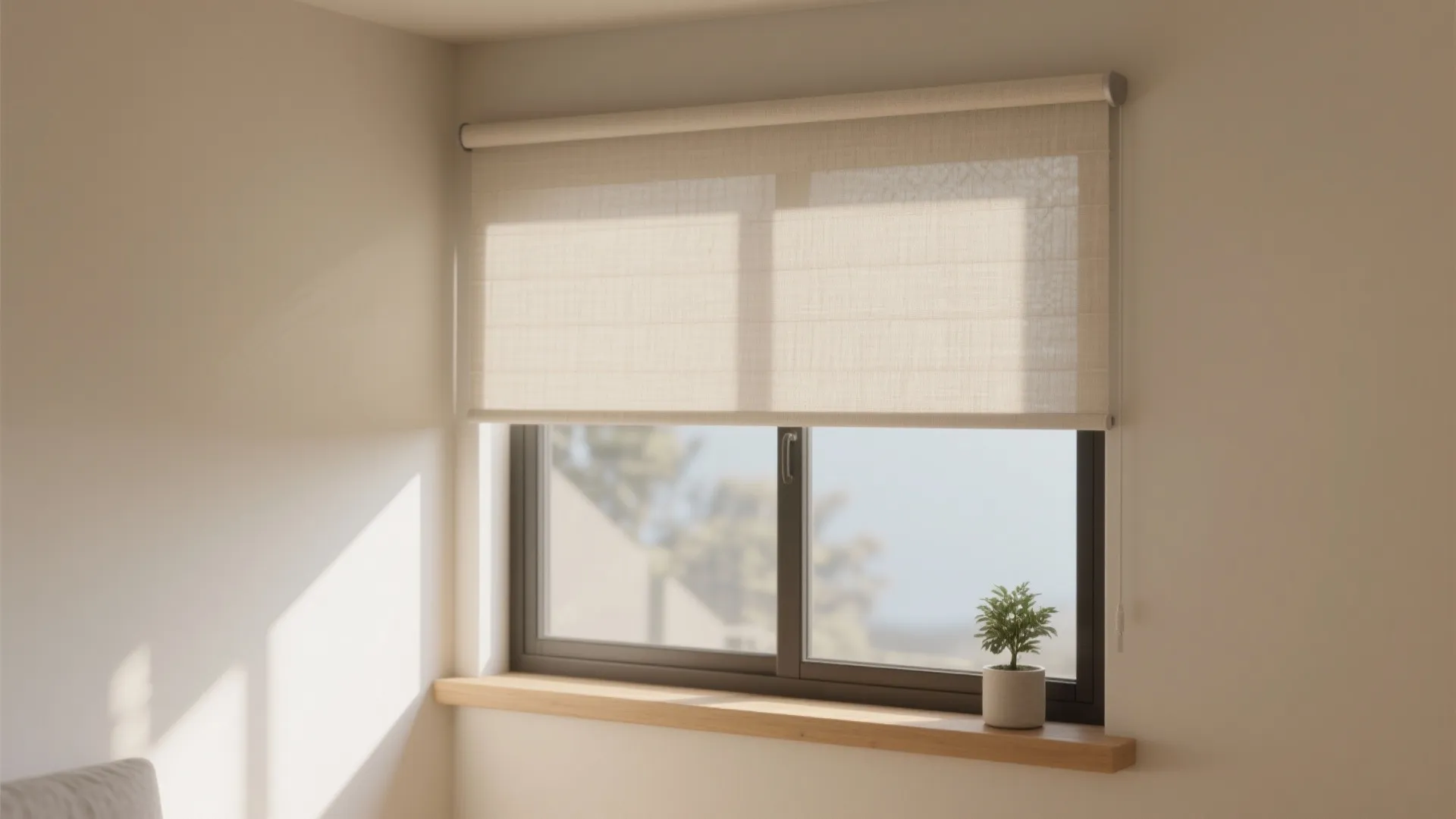 Layered shading: exterior + interior blinds
