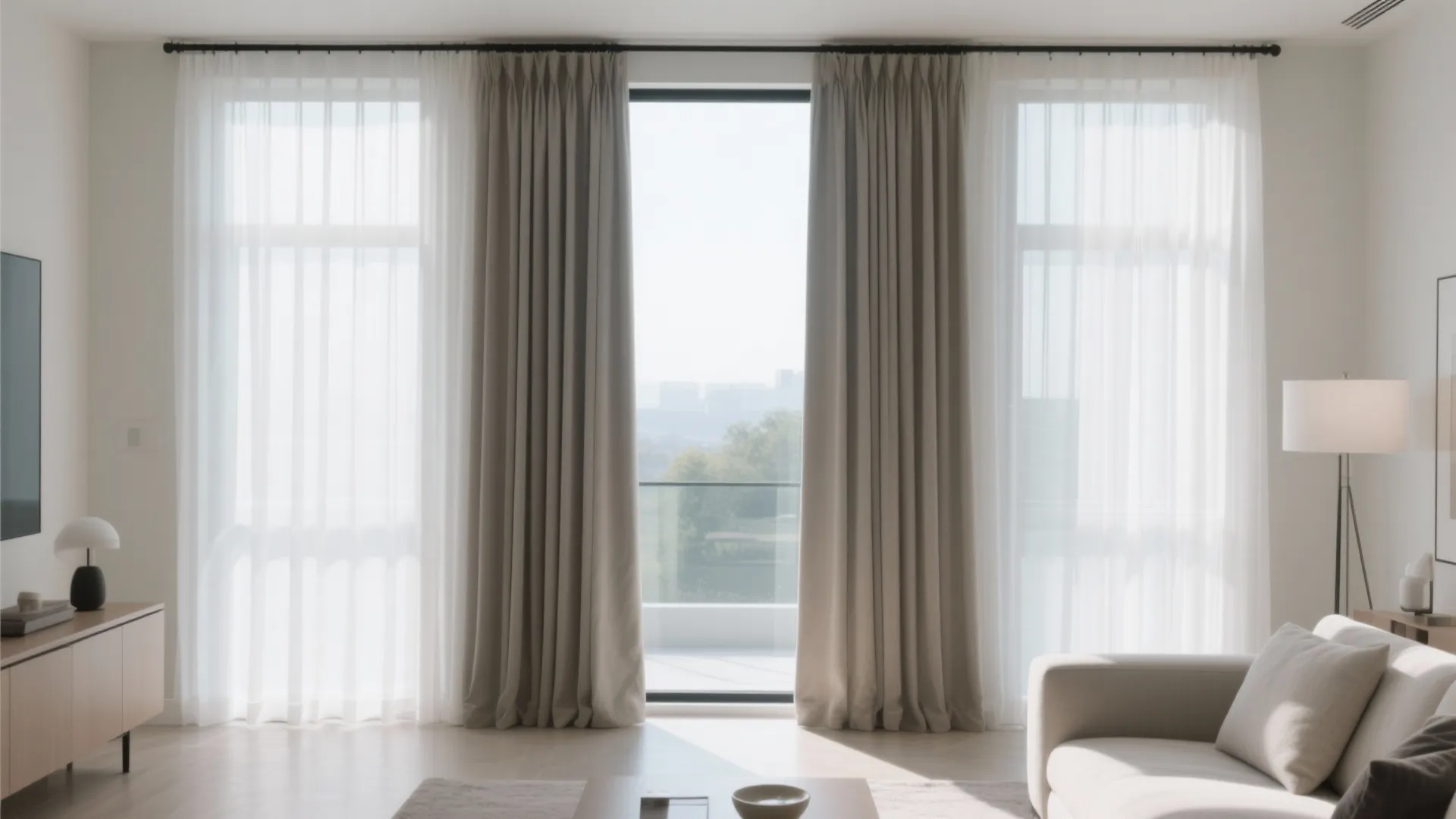 3) Blackout + Sheer Layering for Day-to-Night Flexibility