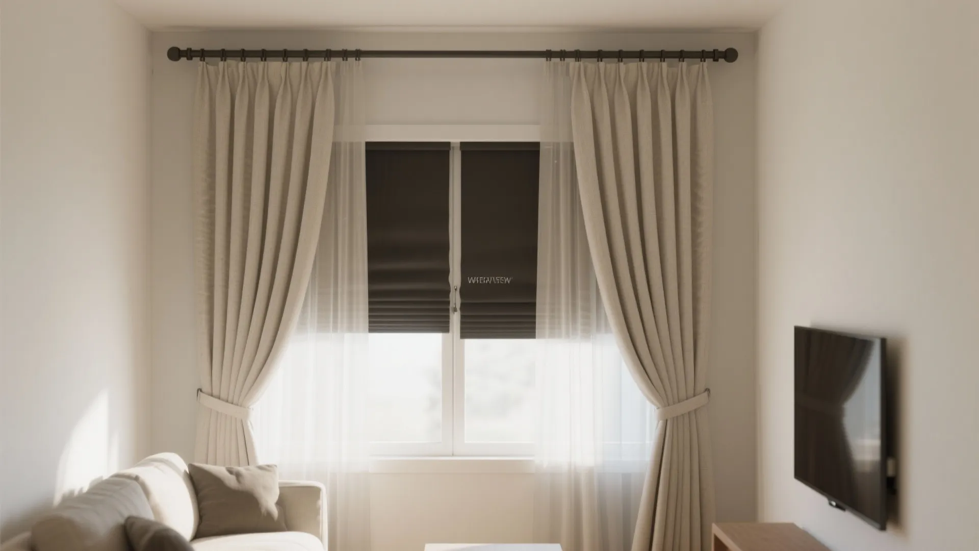 Layered Sheers + Blackout Lining