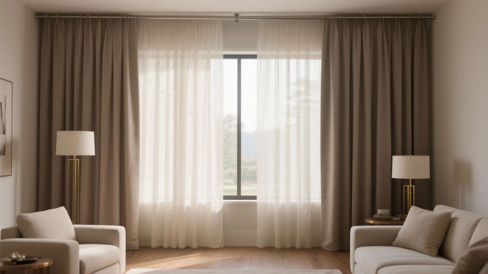 Layered Sheers + Blackout Panels