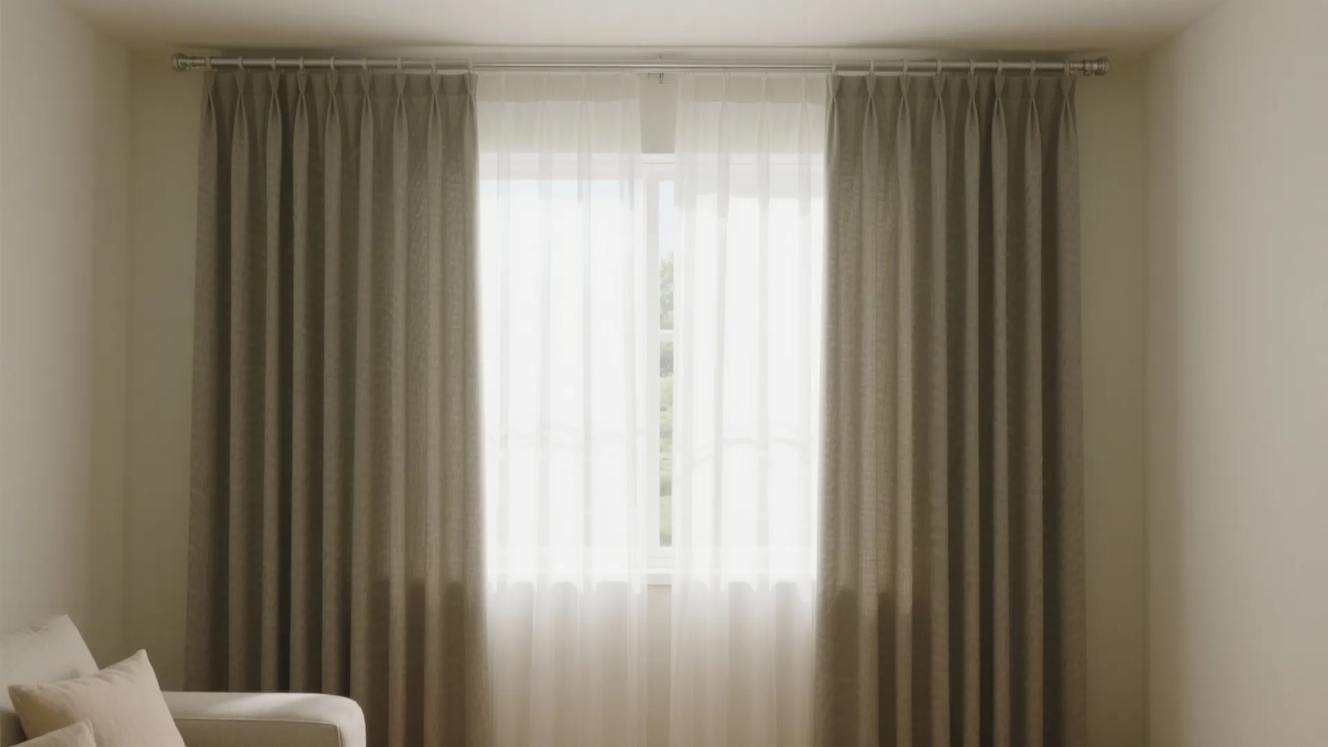 Layered Sheers + Blackout: One Window, Two Moods