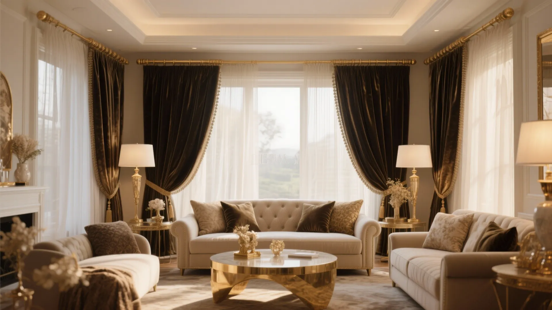 2. Layered Sheers and Velvets