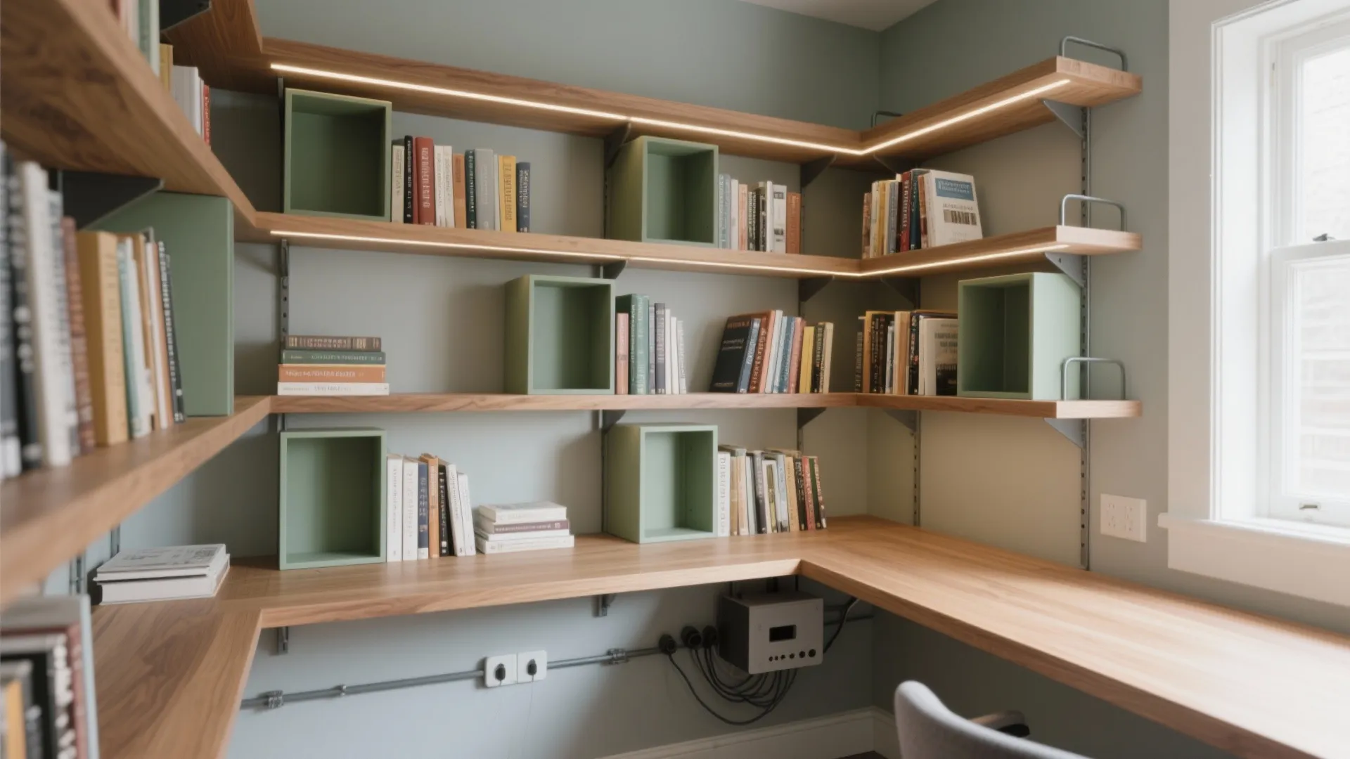 Layered Shelving That Actually Helps You Focus