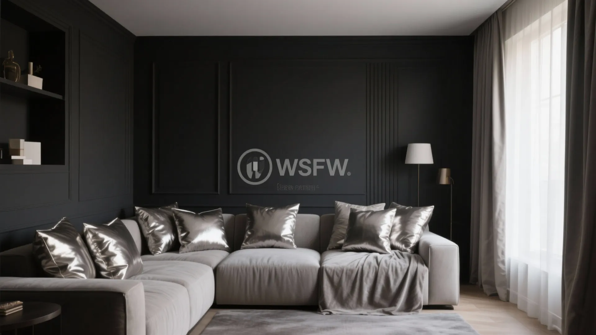 1. Layered Silver and Gray Tones