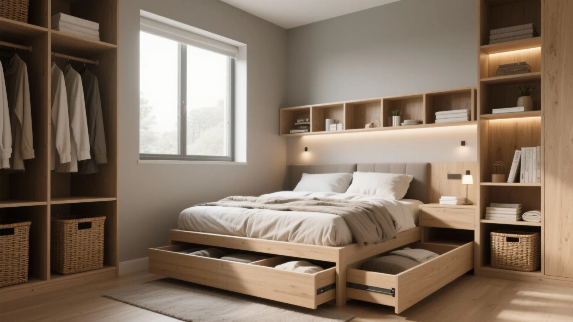 1. Maximize storage with layered solutions