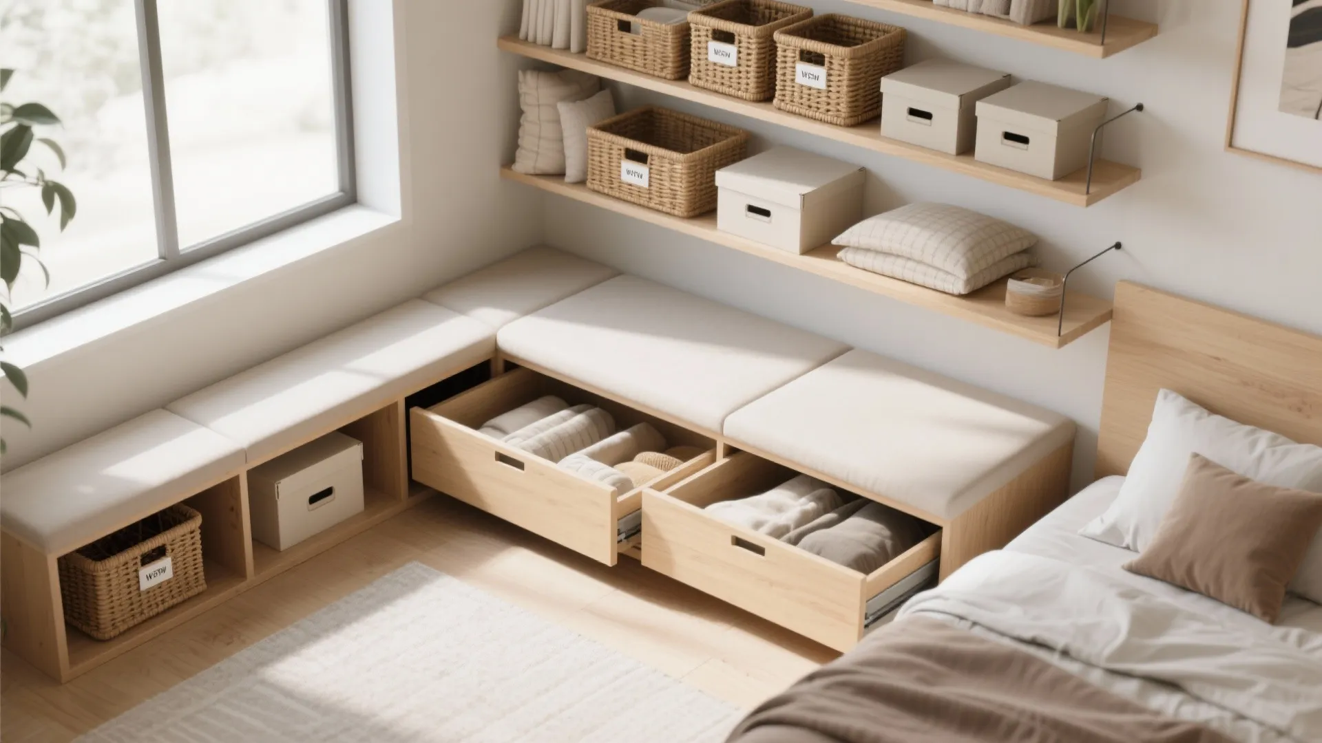3. Layered storage: not just closets