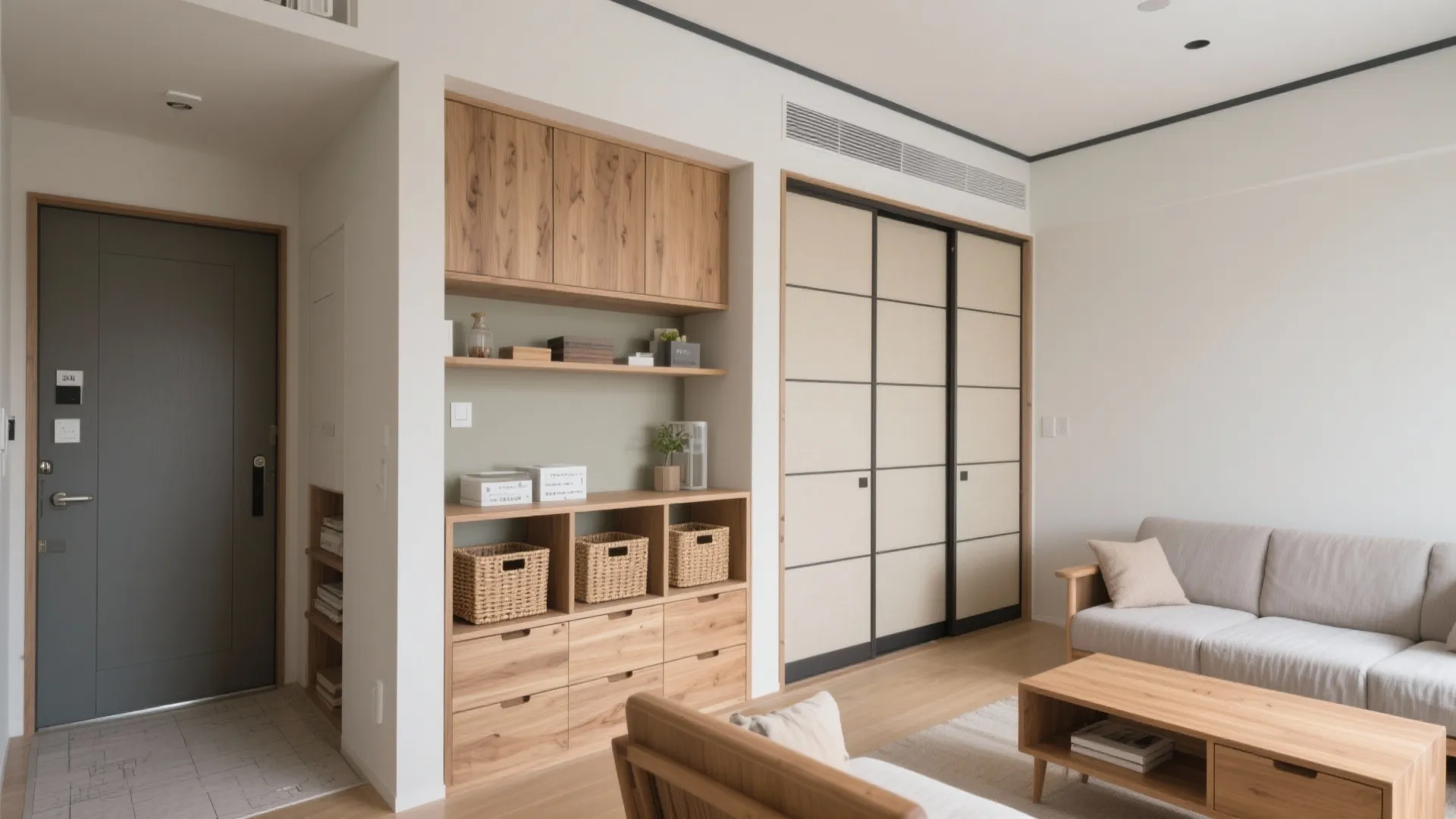 Tips 2: 収納は“深さ”より“層構造”、出入口に近いほど浅くする（収納技巧）