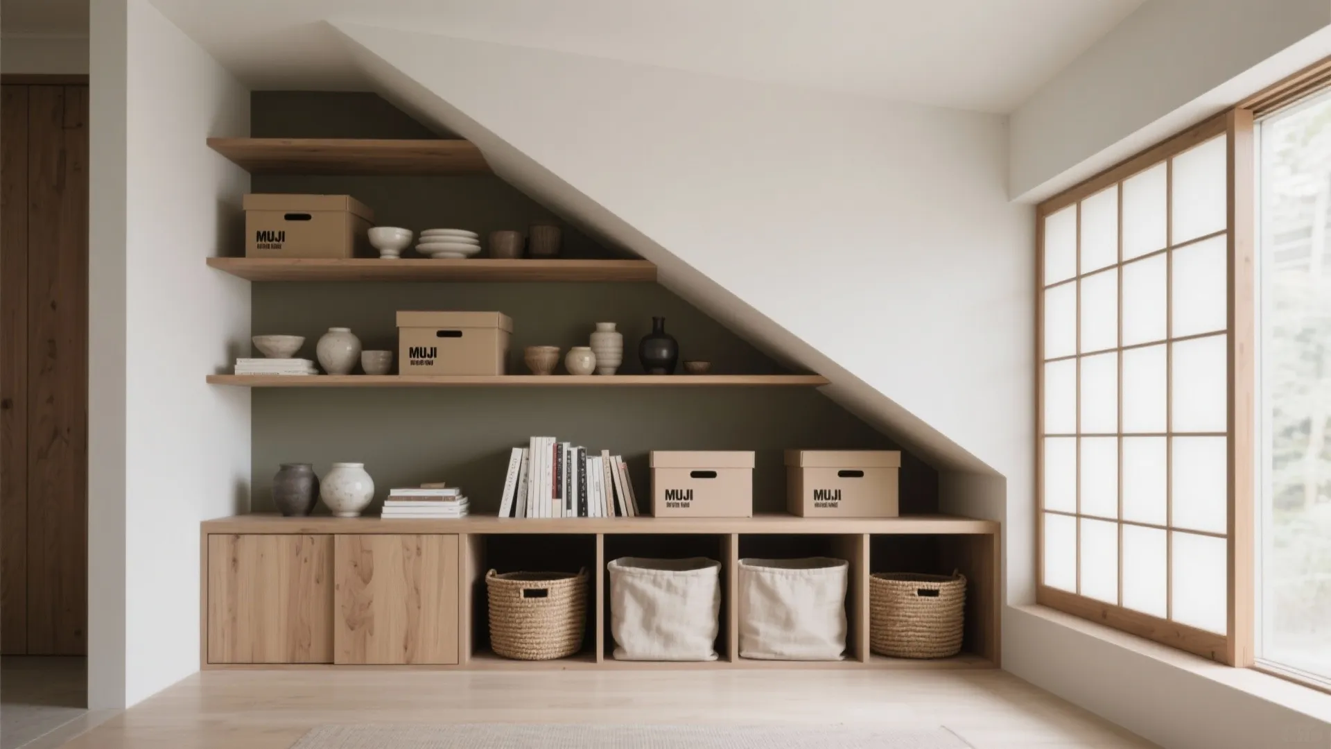 Tips 4: 収納技巧—「見せる」と「隠す」を層で分ける