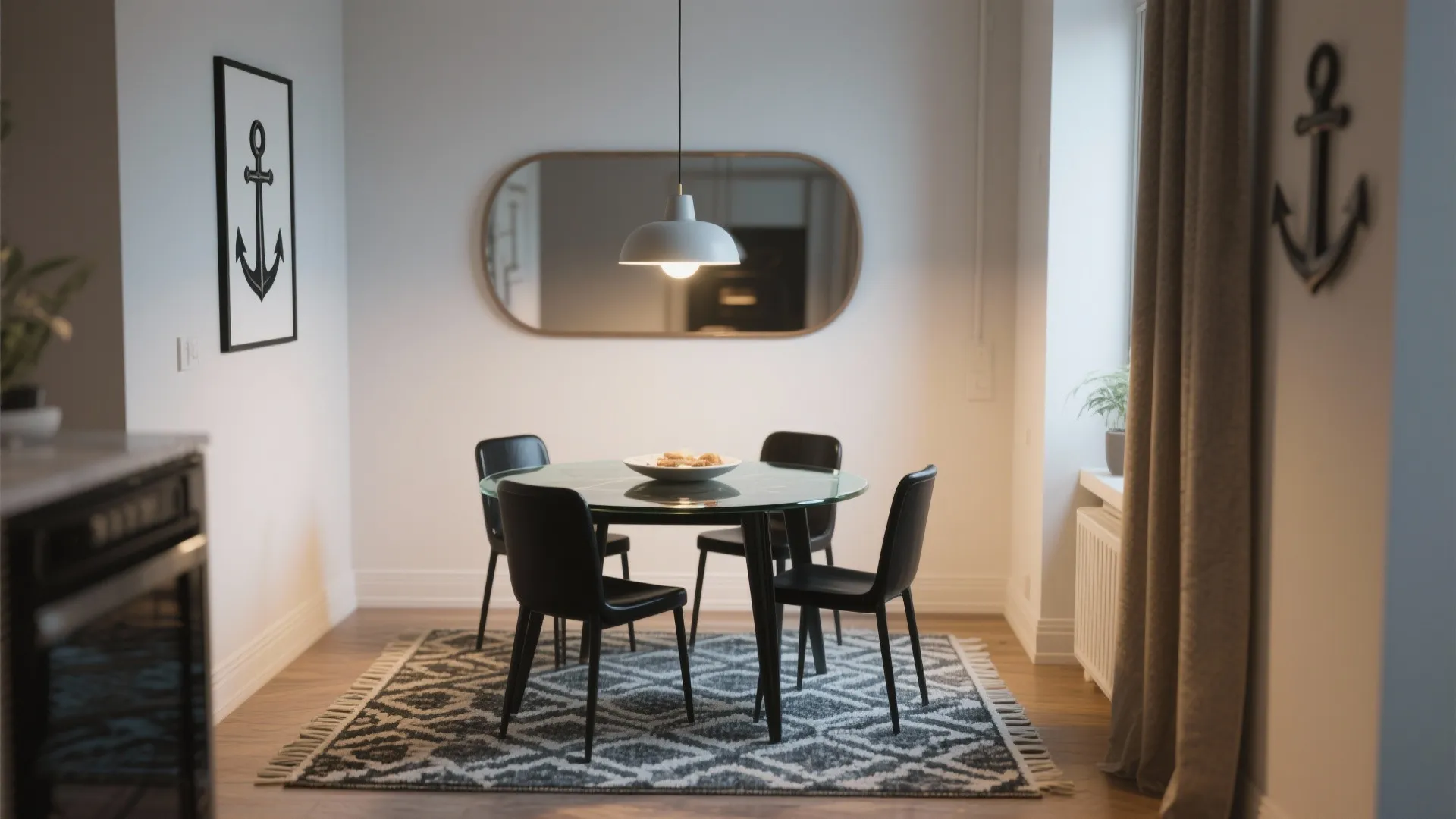 5. Layered Styling: Rugs, Lighting, and Mirrors