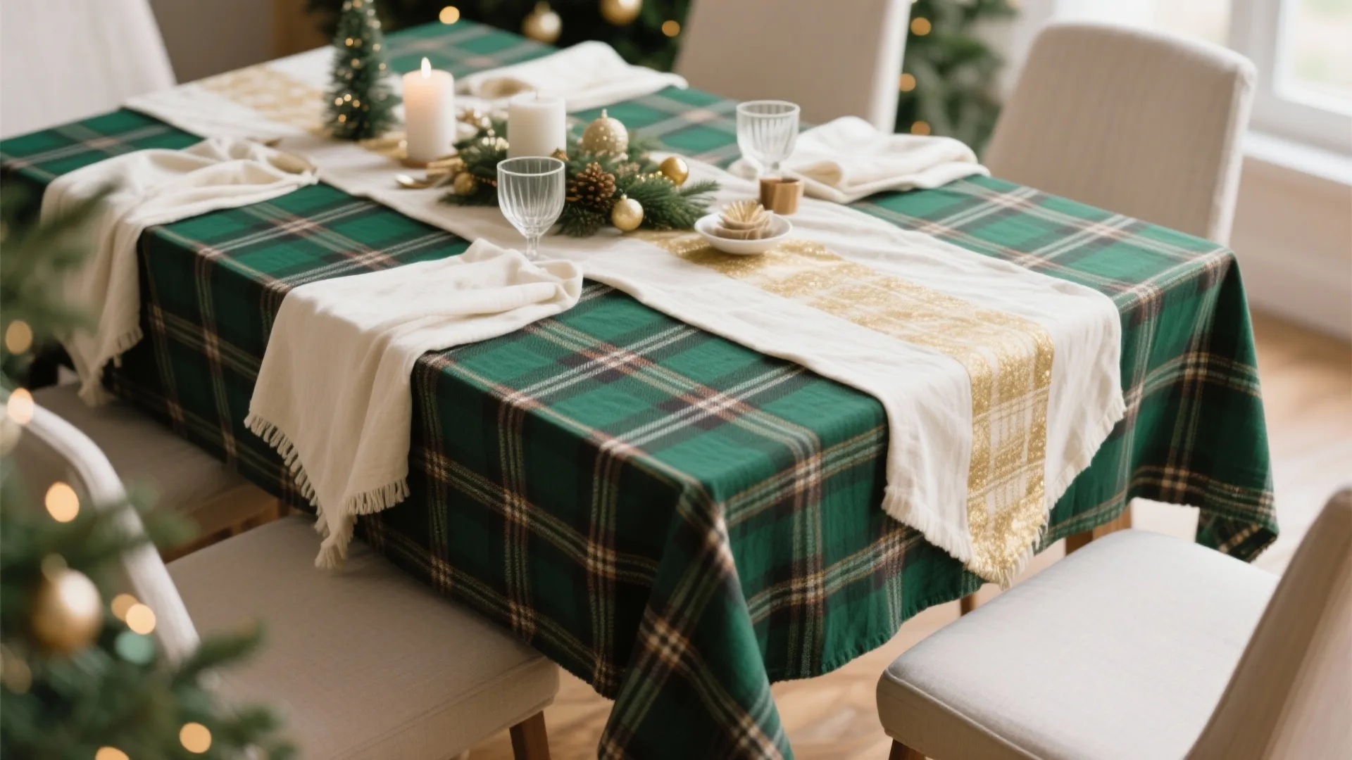1. Layered Table Linens