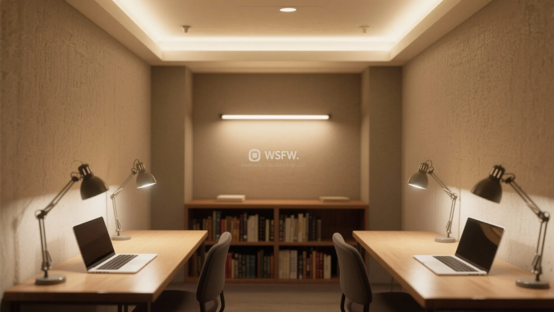 Layered task lighting with low-glare optics