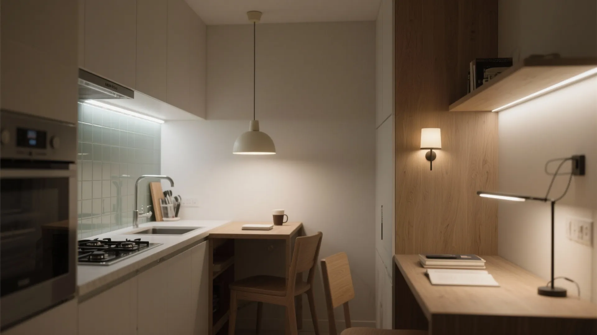 Layered Task Lighting for Study-Adjacent Kitchens