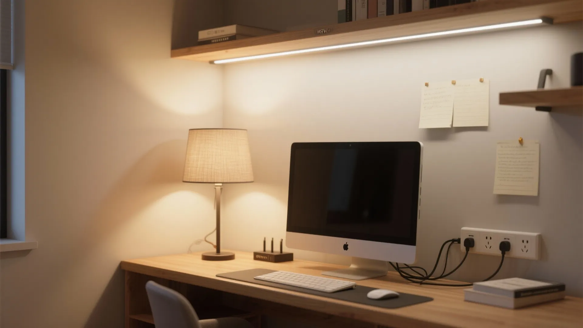Task lighting layers that fight eye strain