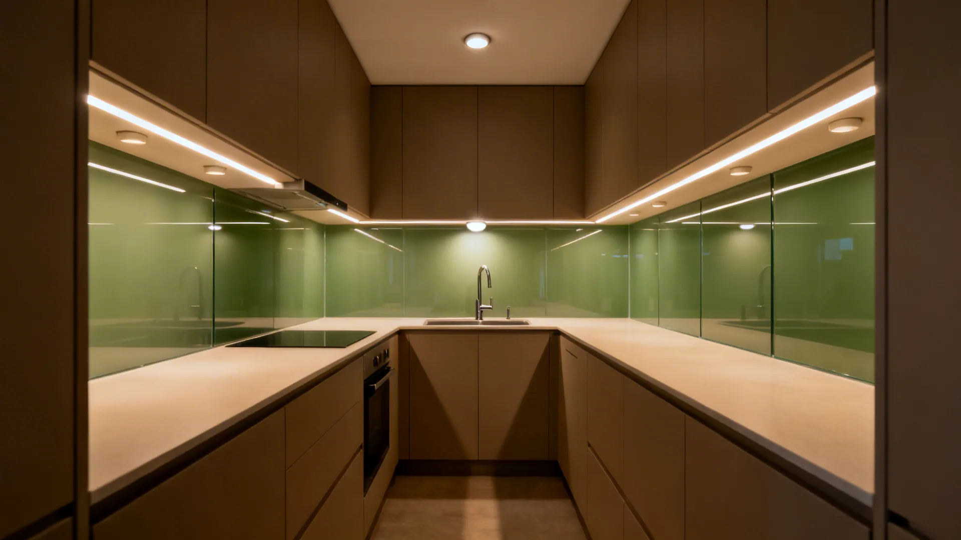 Task lighting layers for safer, happier cooking