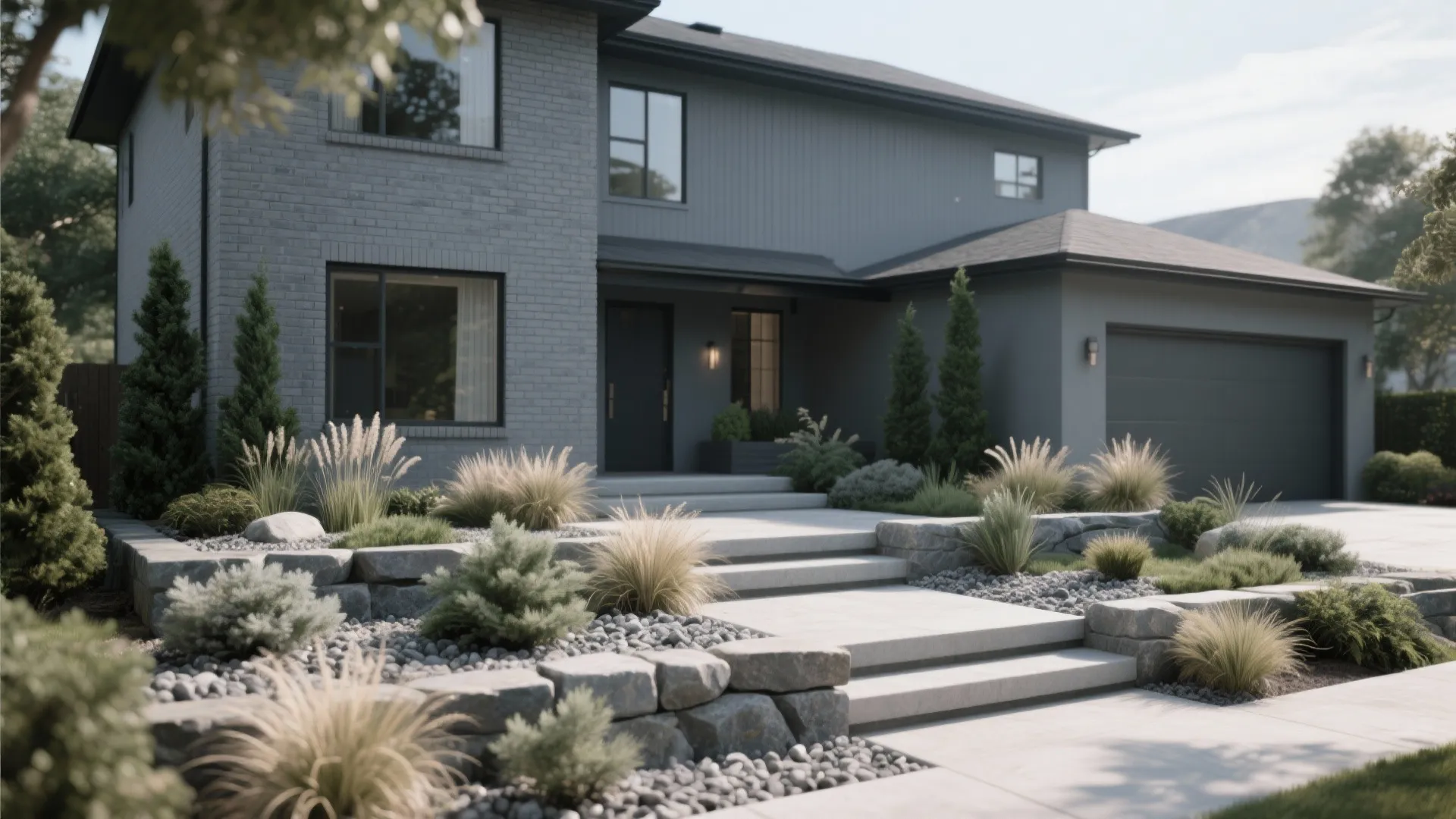 Layered Textures and Landscaping