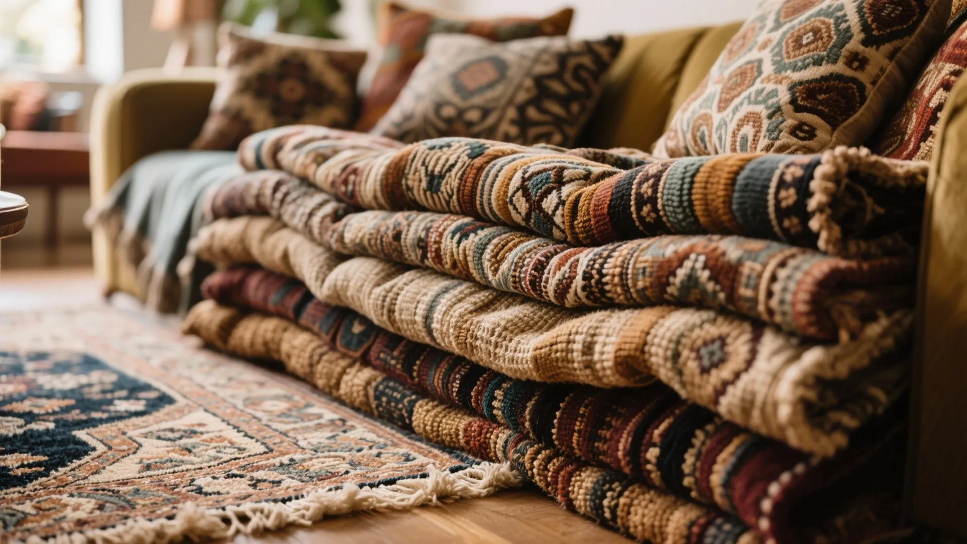 1. Layered Textiles for Depth