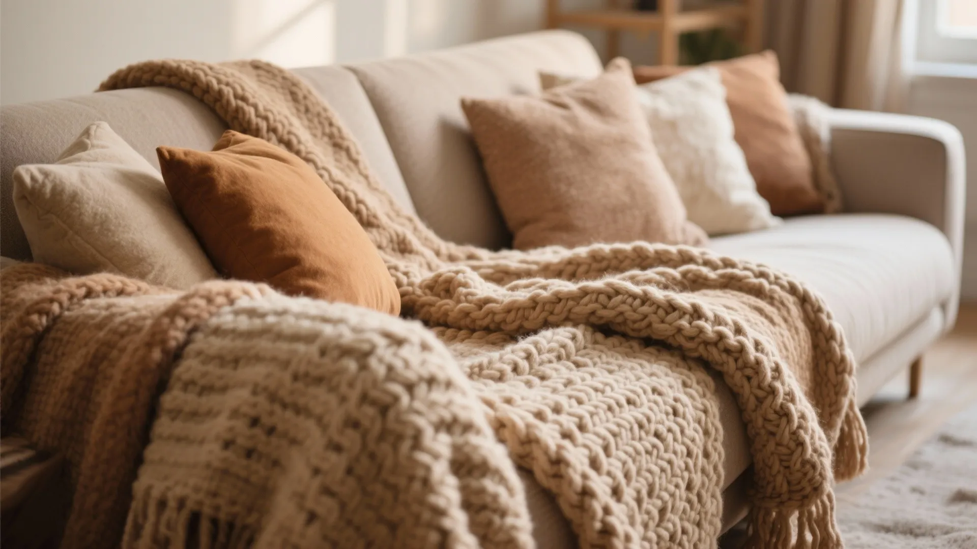 1. Layered Warm Textiles