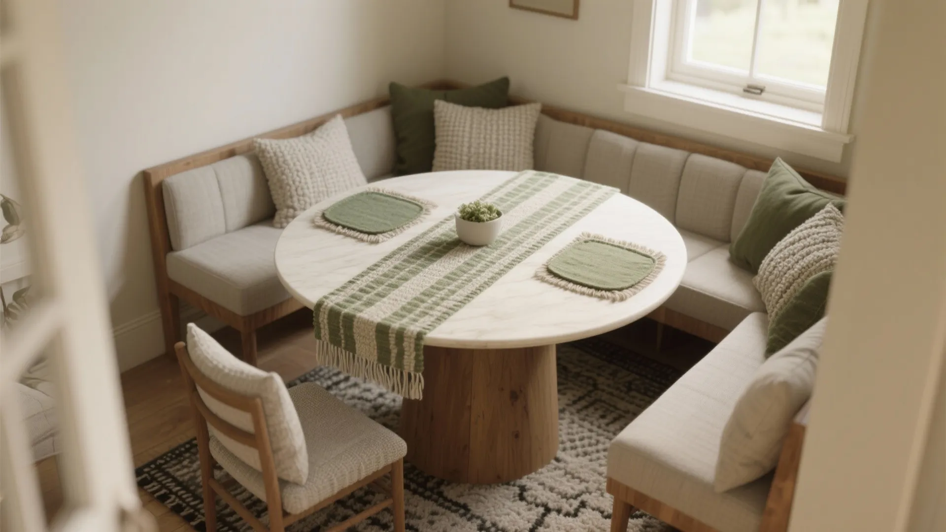 Layered textiles for depth