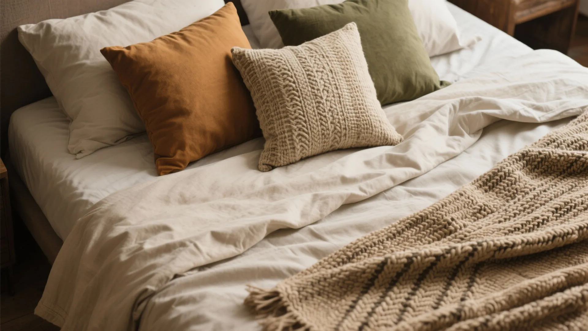 2. Layered Textiles for Cozy Depth
