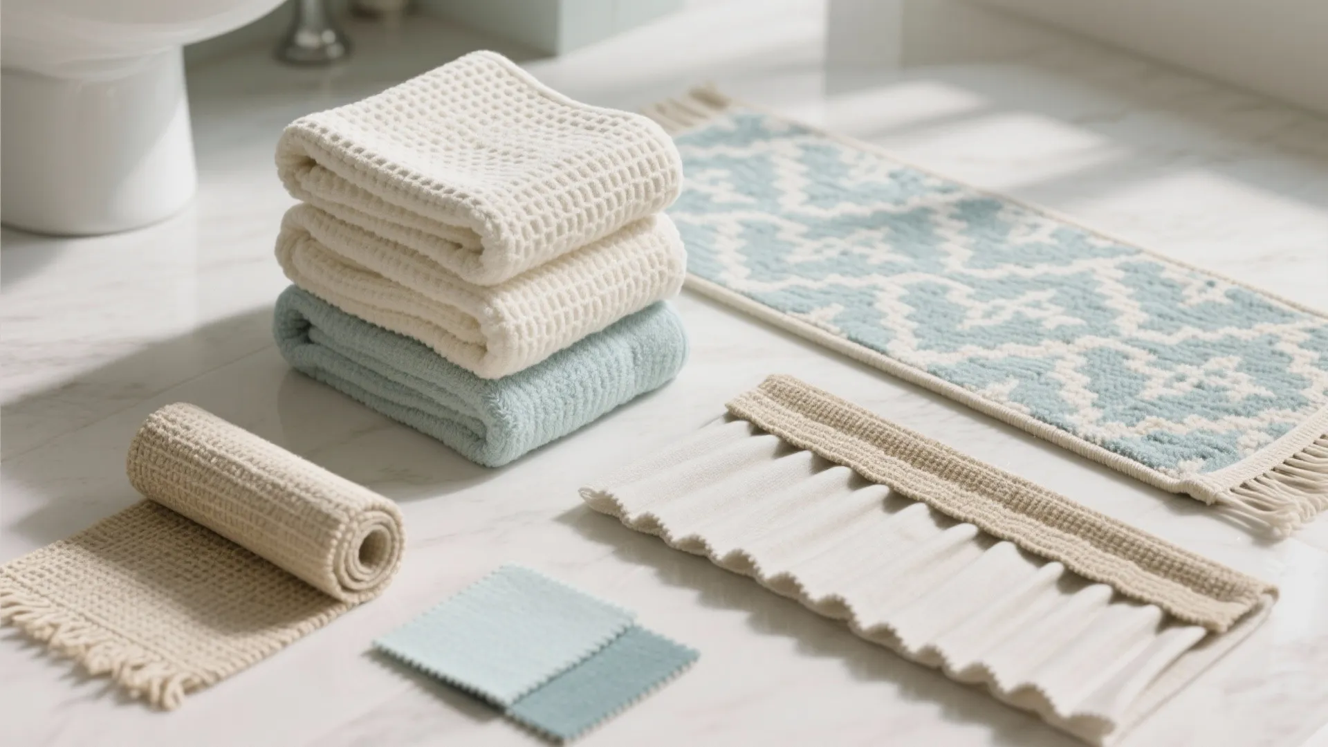 2. Layered Textiles and Rugs