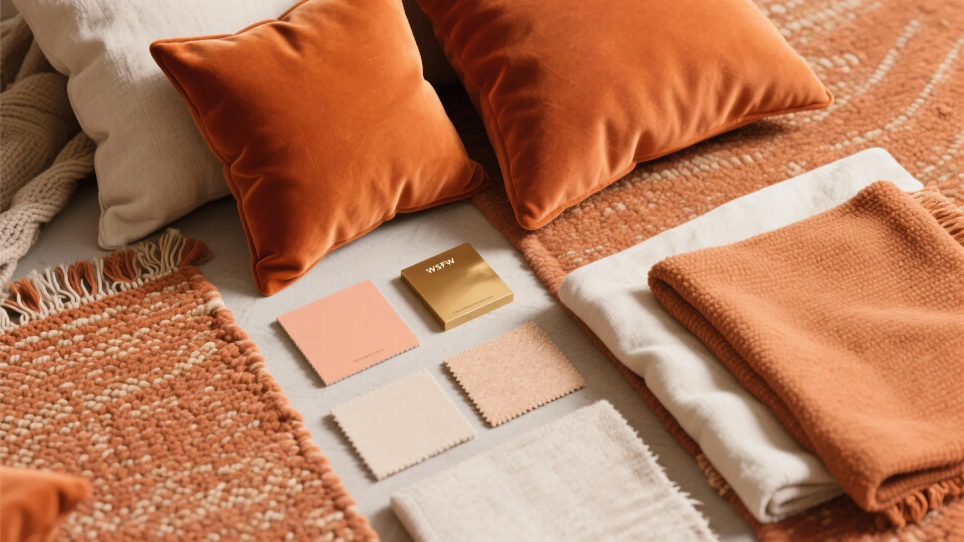 2. Layered Textiles & Rugs