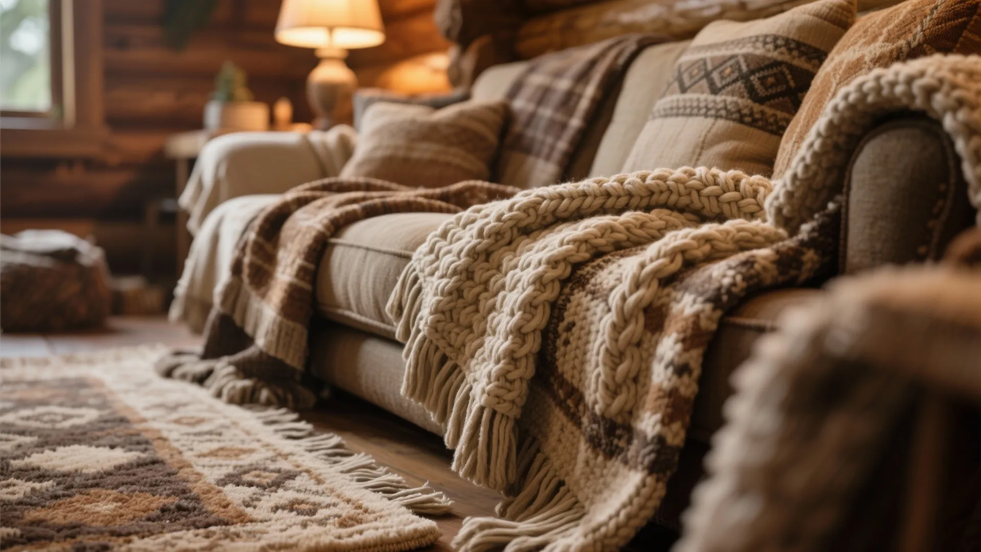 4. Cozy Layered Textiles