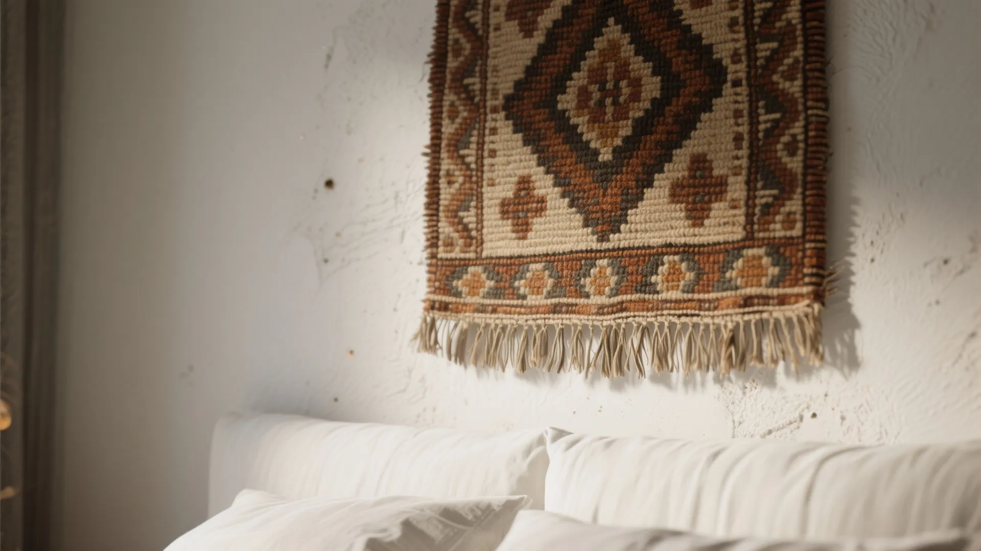 1. Layered Textiles as Wall Art