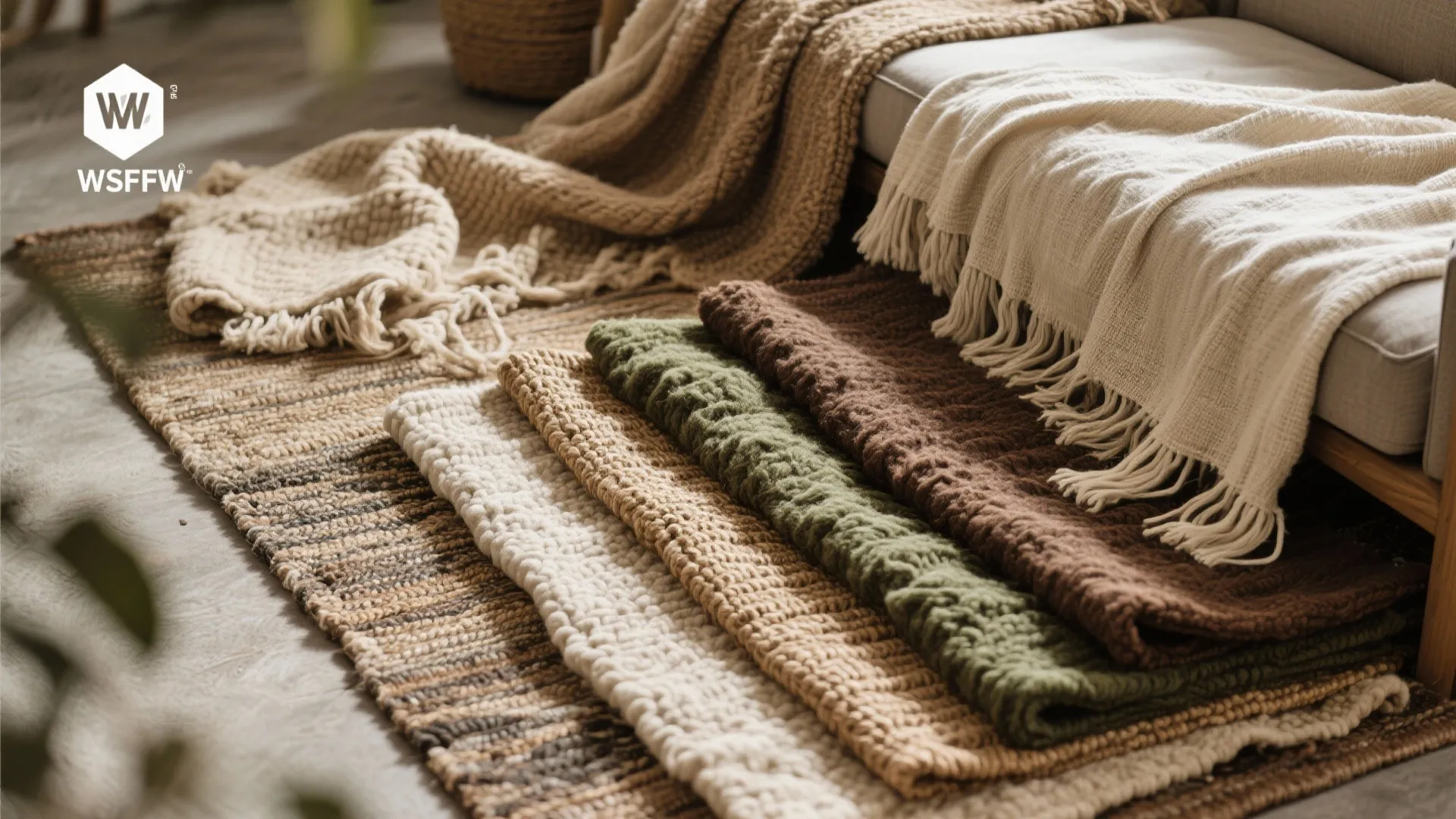 5. Layered Textiles and Rugs