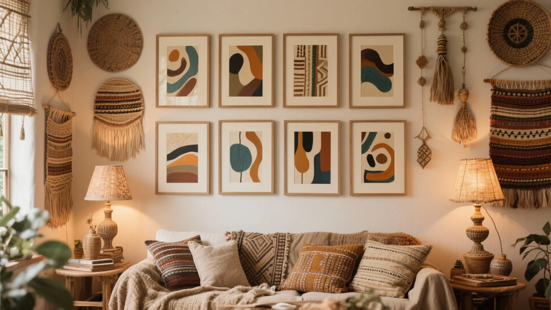 Layered Textures Around Art