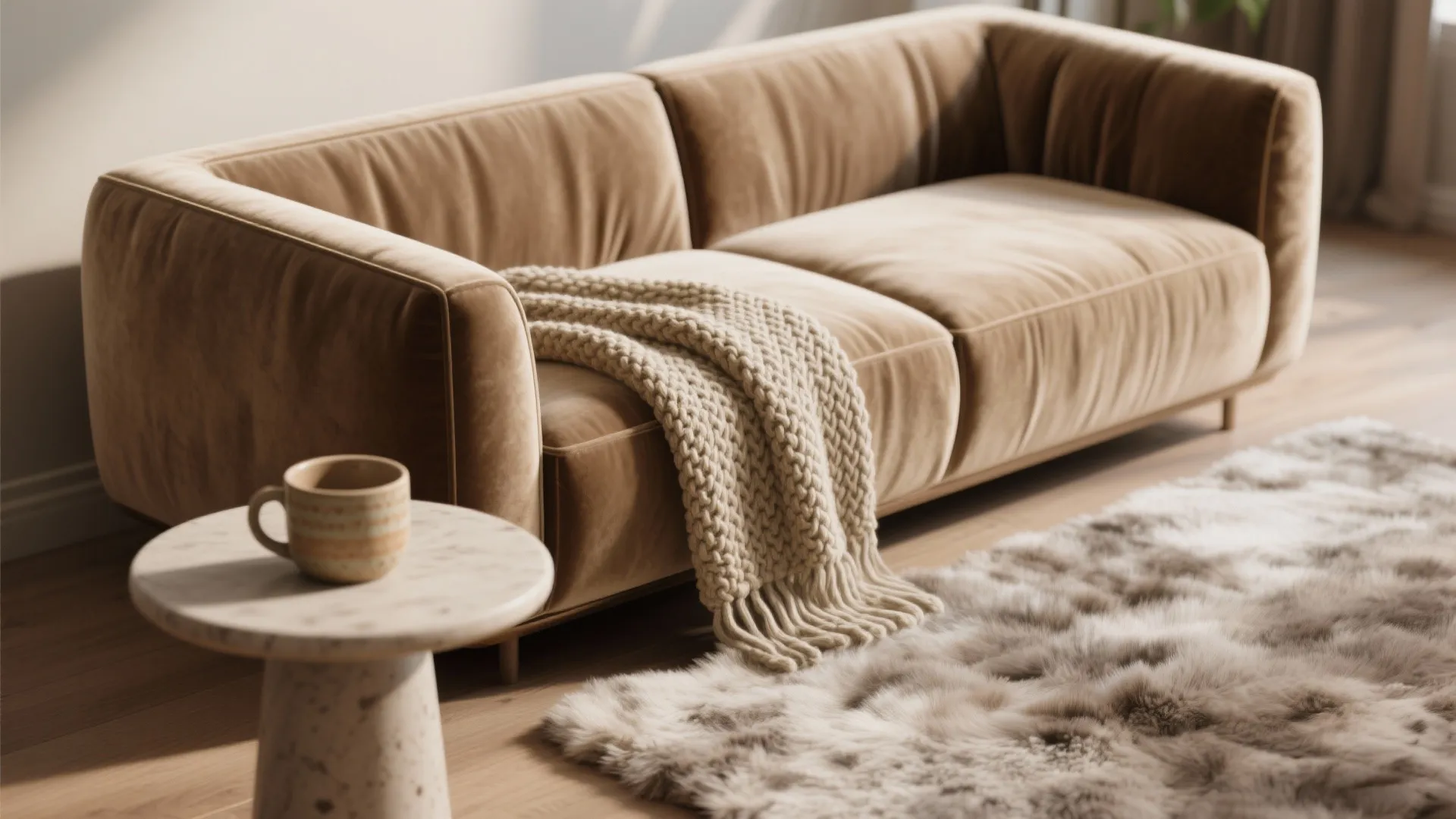 1. Layered Textures and Seating