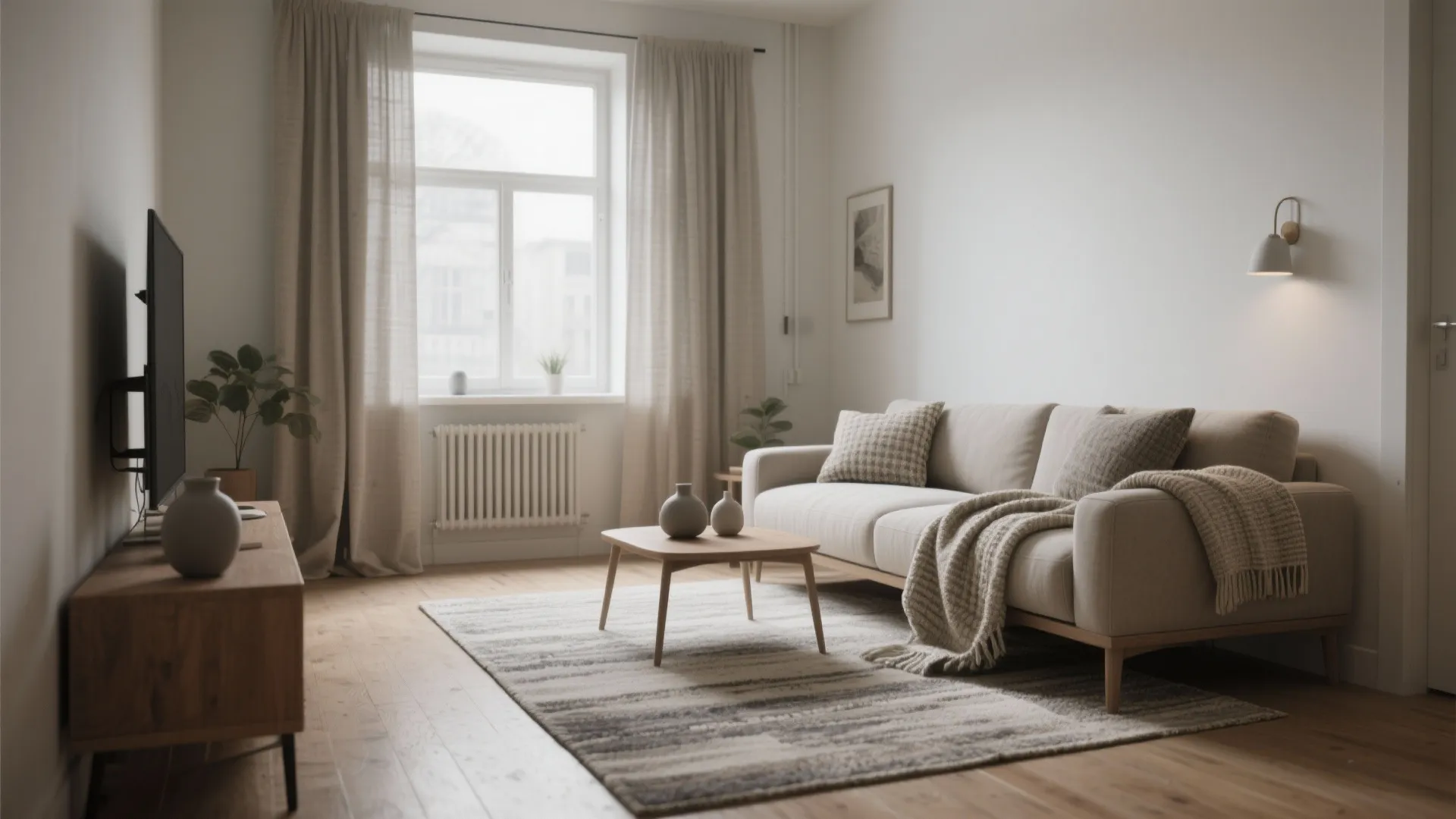 Textured Layers: Rugs, Throws, and Affordable Curtains