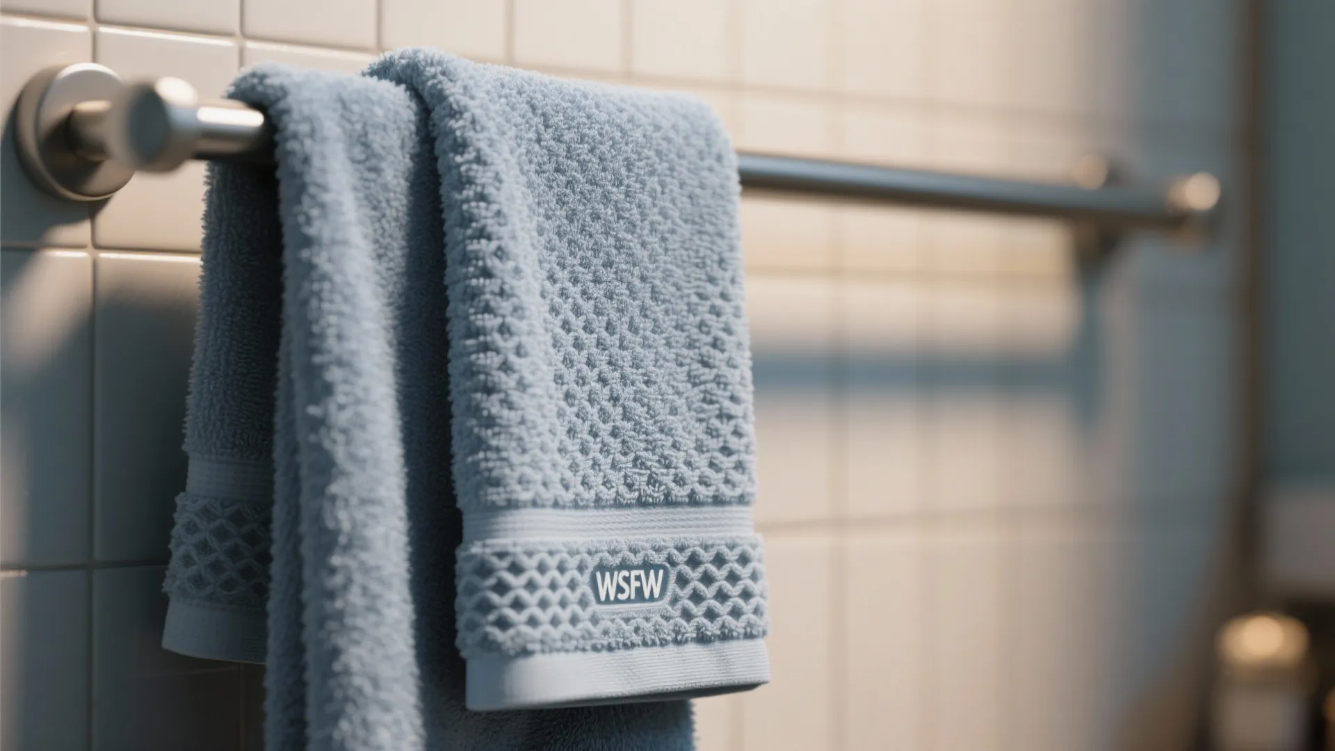 1. Layered Texture Towels