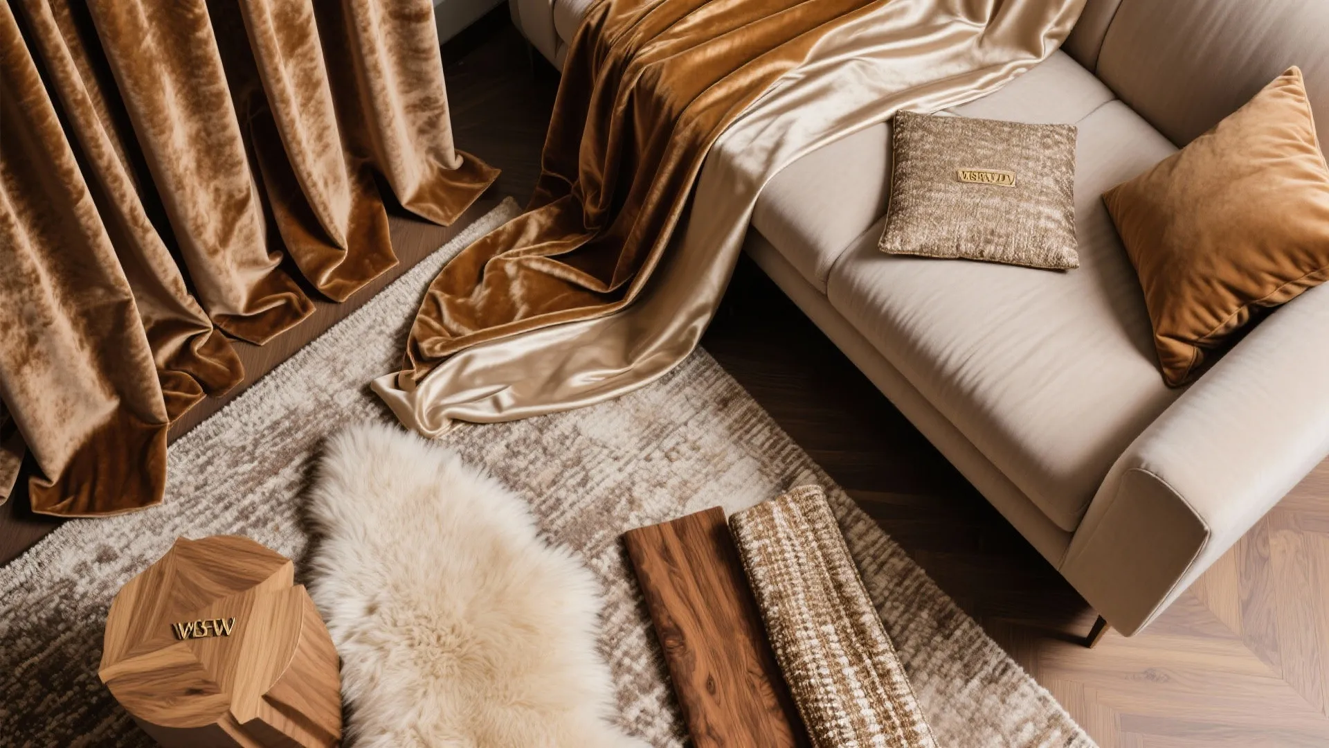 2. Layered Textures and Fabrics