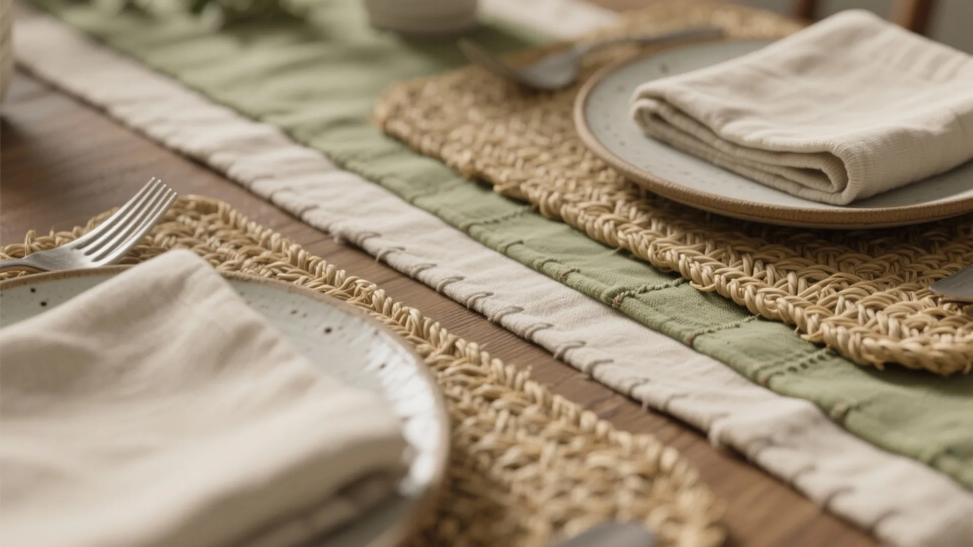 Layered Textures: Linens, Runners, and Table Mats