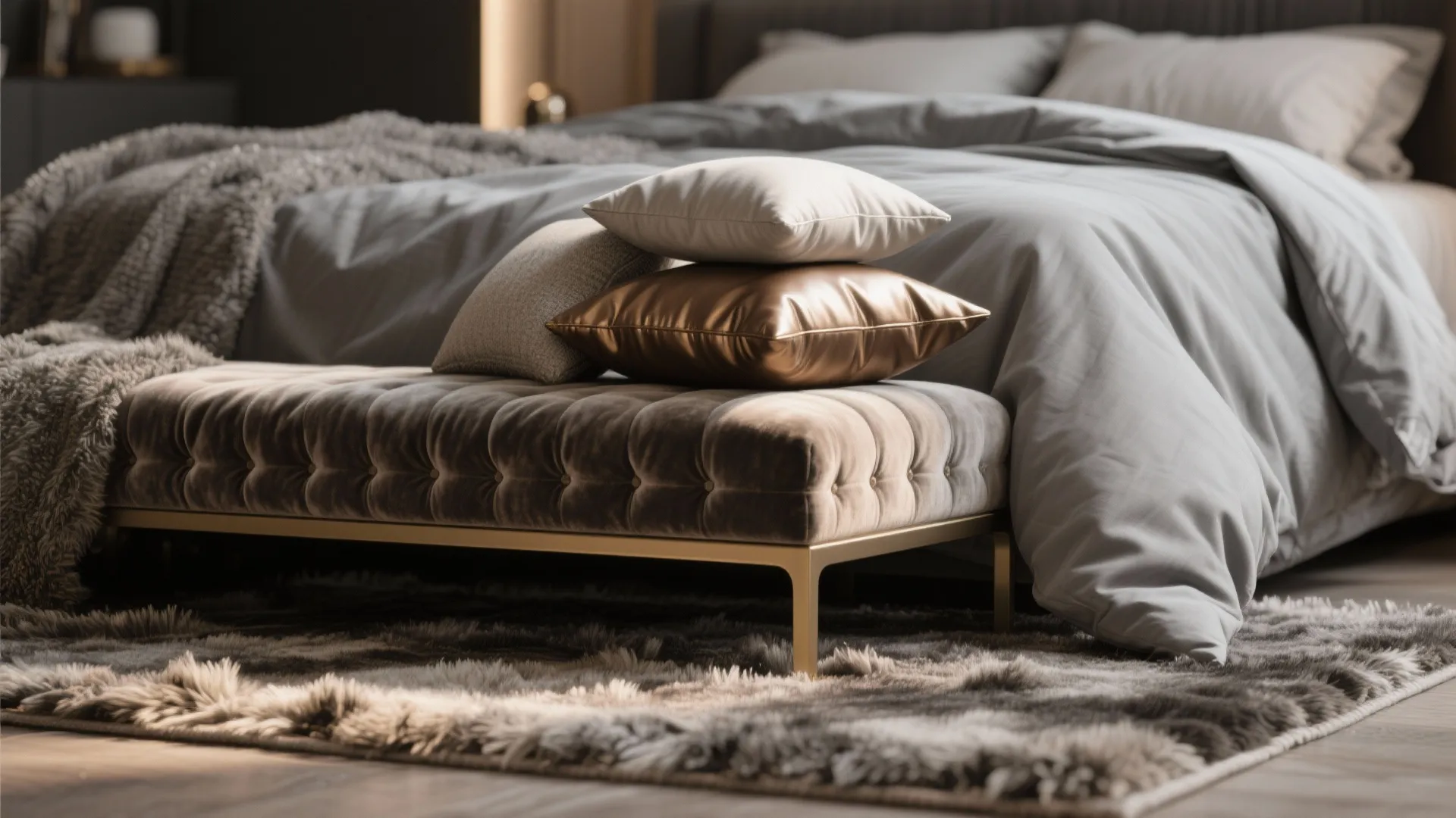 1. Layered Textures to Warm Up Gray