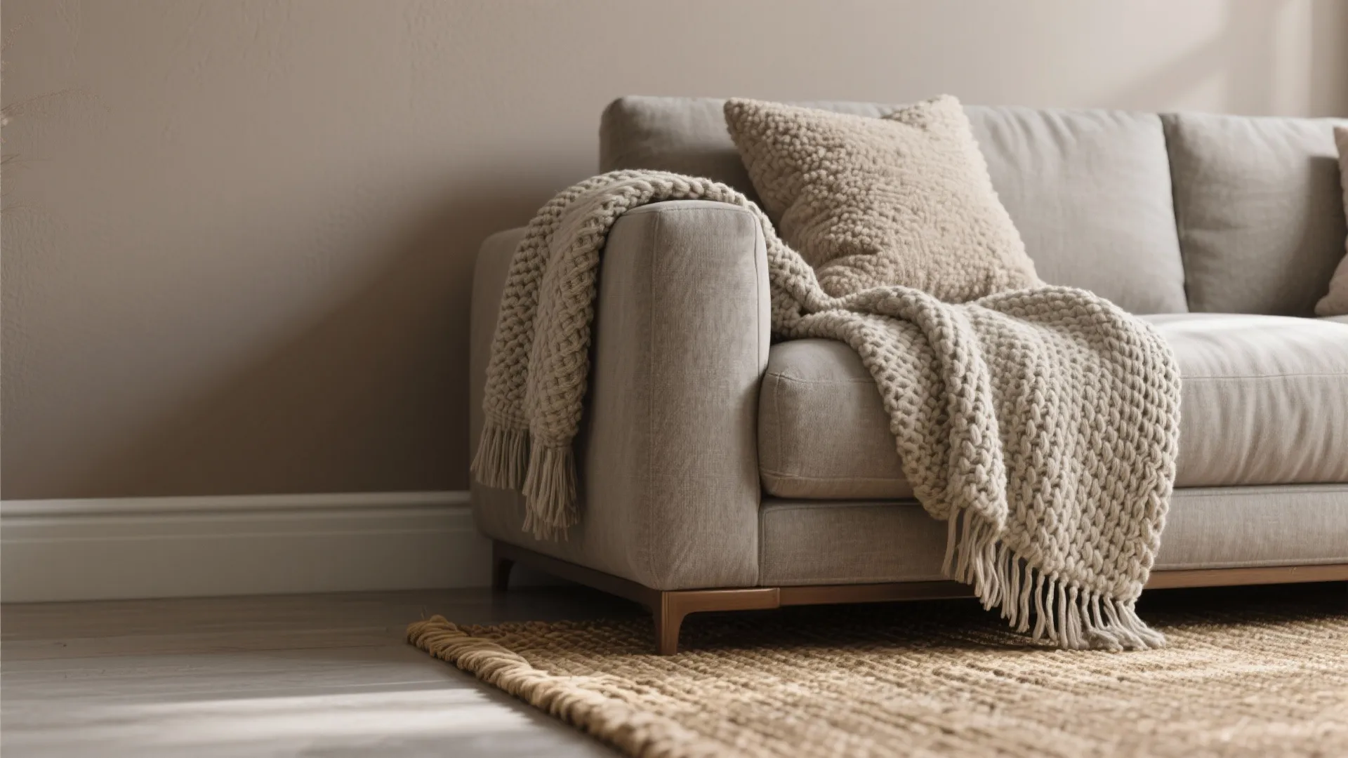 1. Layered neutrals with texture