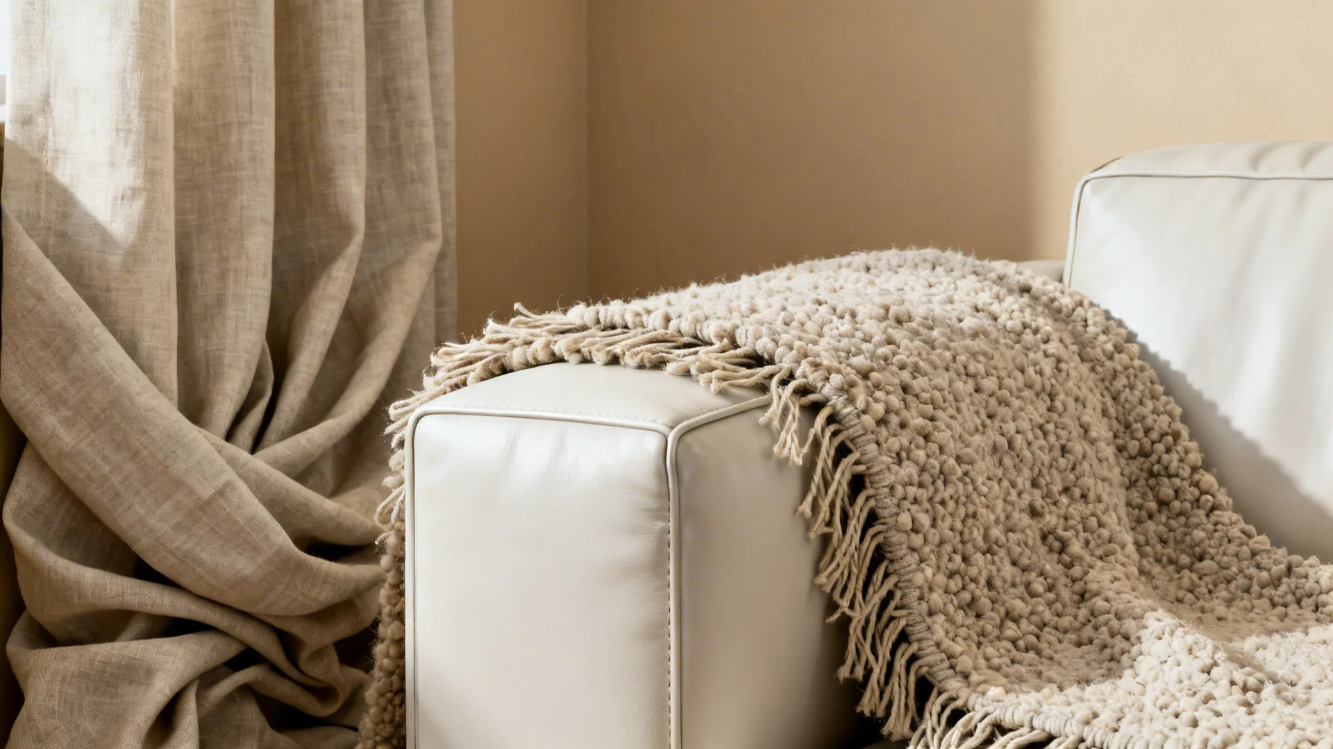 1. Warm neutrals and layered textures